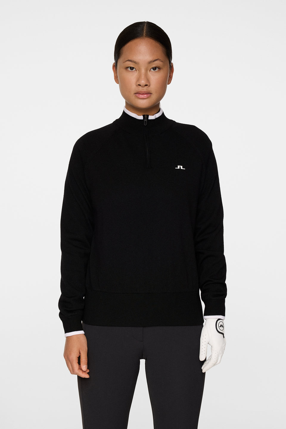 Ruth Windbreaker Sweater / Black