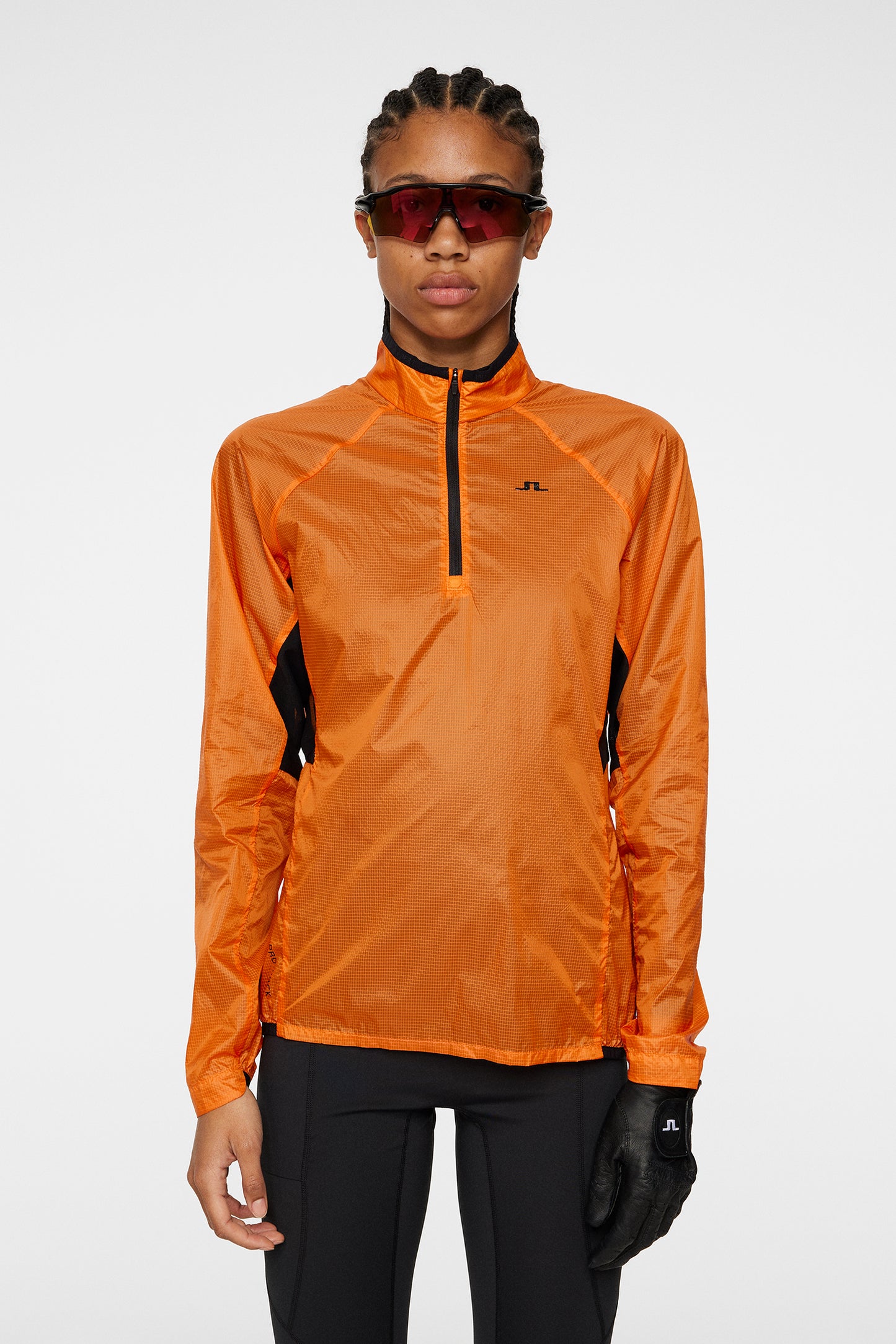 Brooke Pro Pack Anorak in Persimmon Orange by J.Lindeberg
