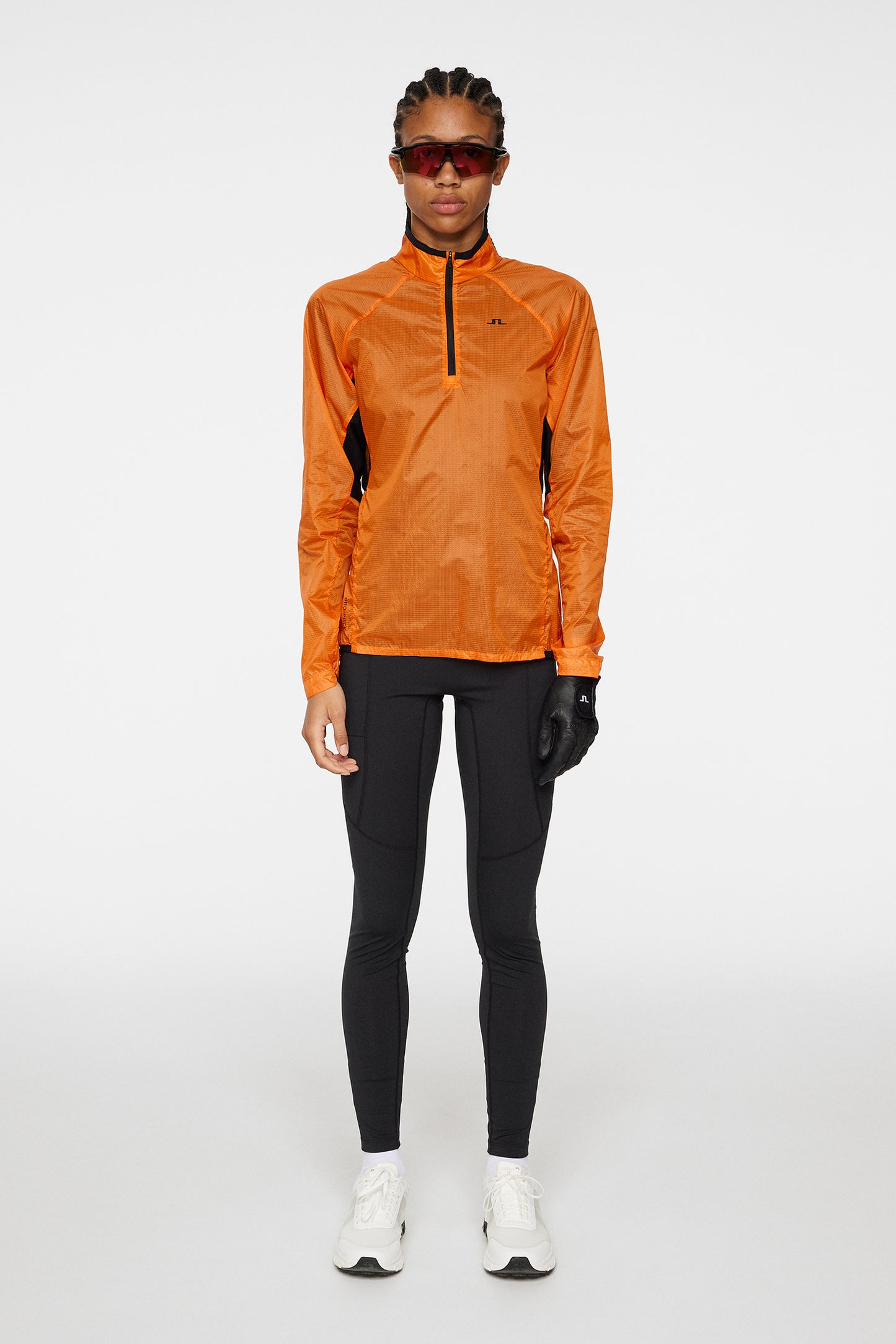 Brooke Pro Pack Anorak in Persimmon Orange by J.Lindeberg