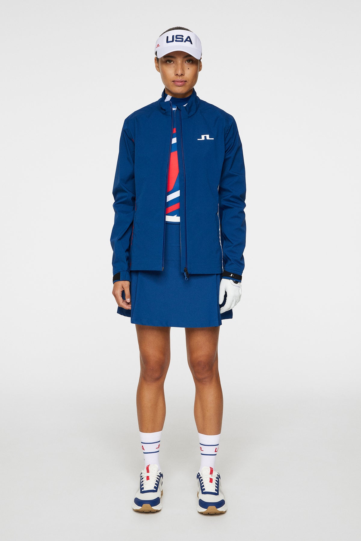 Elyna Waterproof Jacket in Estate Blue by J.Lindeberg