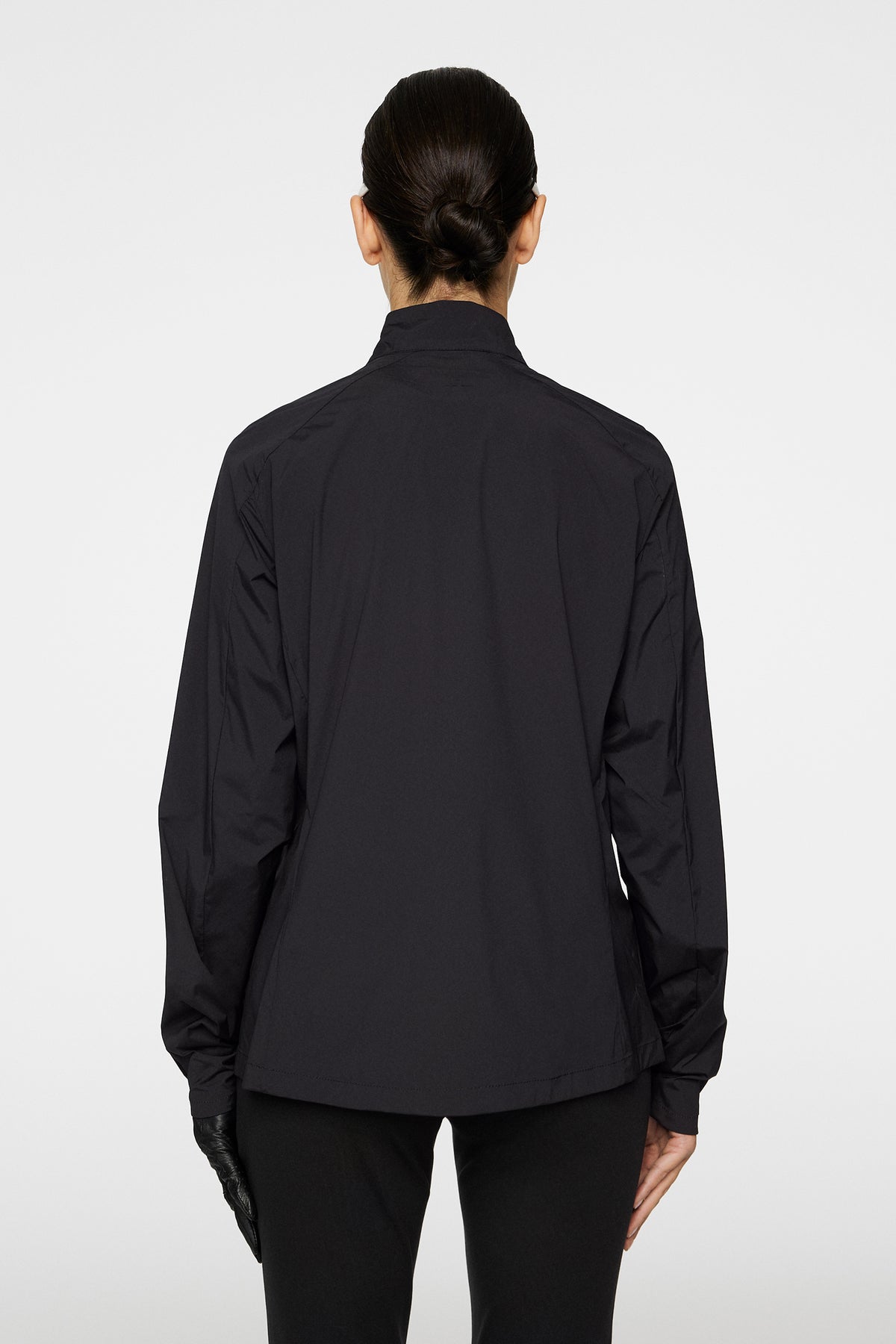 Thorine Wind Jacket Solid in Black by J.Lindeberg