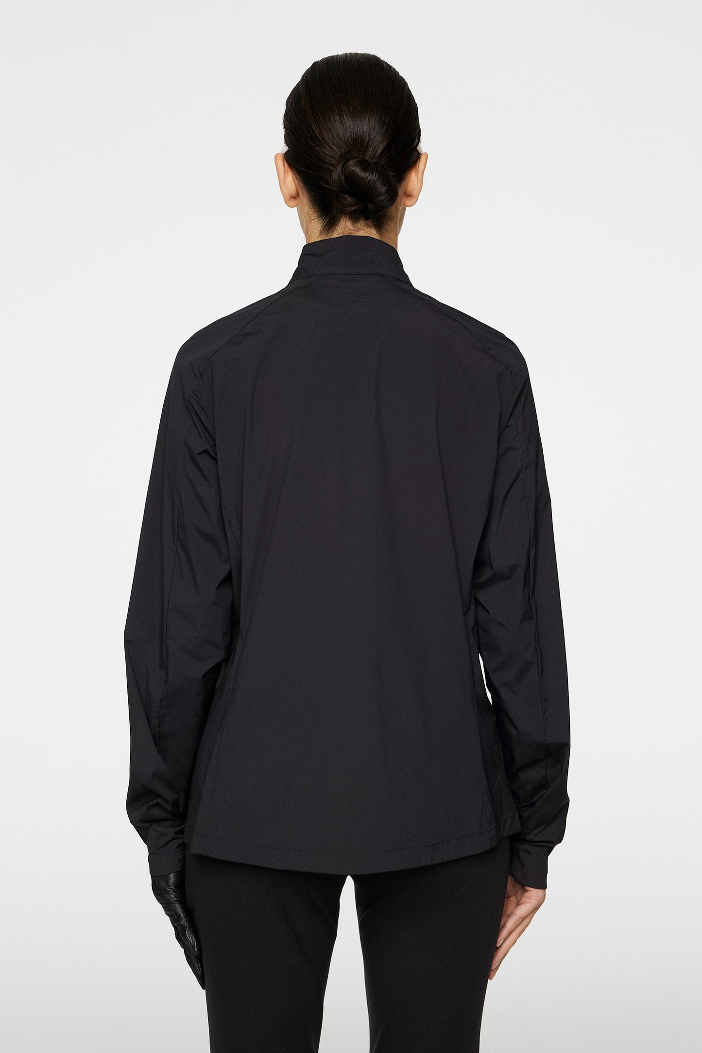 Thorine Wind Jacket Solid in Black by J.Lindeberg