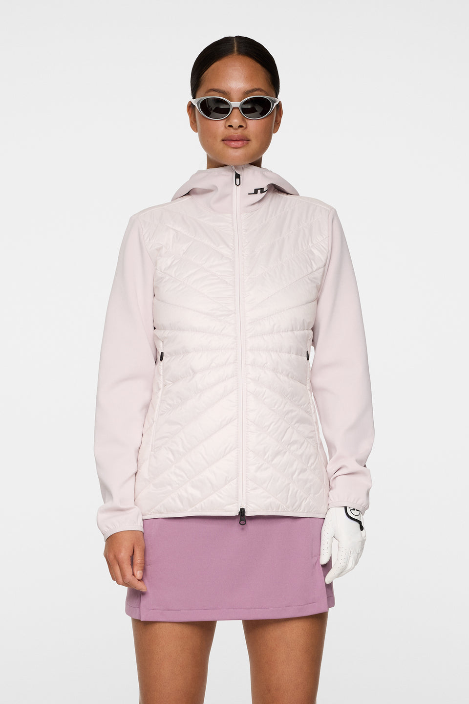 Madde Quilt Hybrid Hood / Grey Lilac