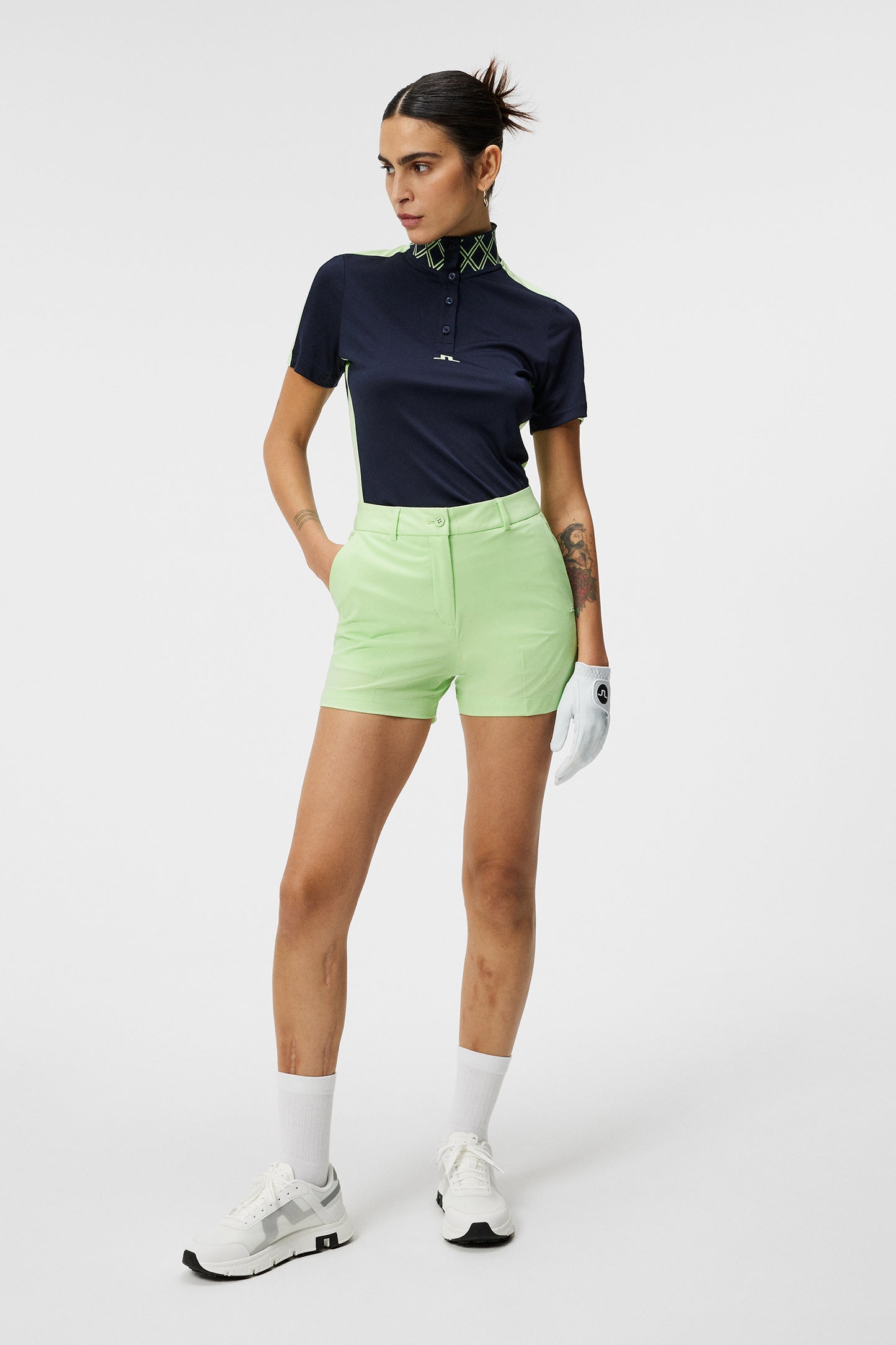 Gwen Shorts in Paradise Green by J.Lindeberg