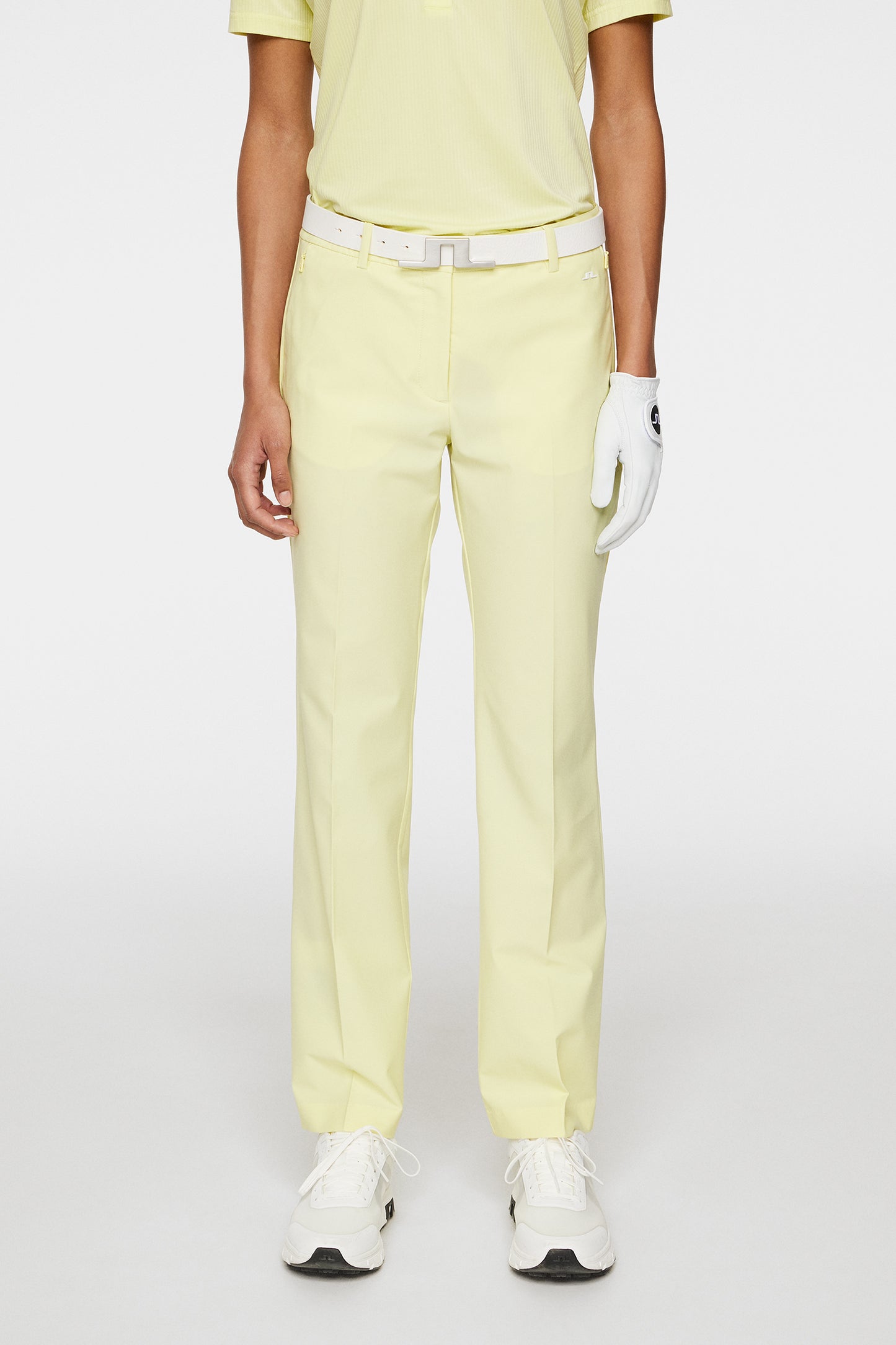 Meghan Pant in Pale Lime Yellow by J.Lindeberg