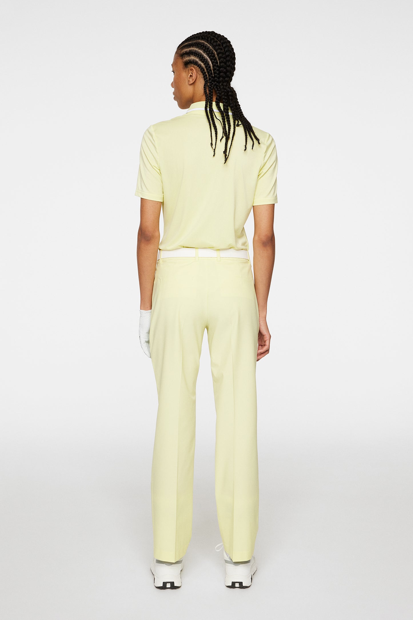 Meghan Pant in Pale Lime Yellow by J.Lindeberg