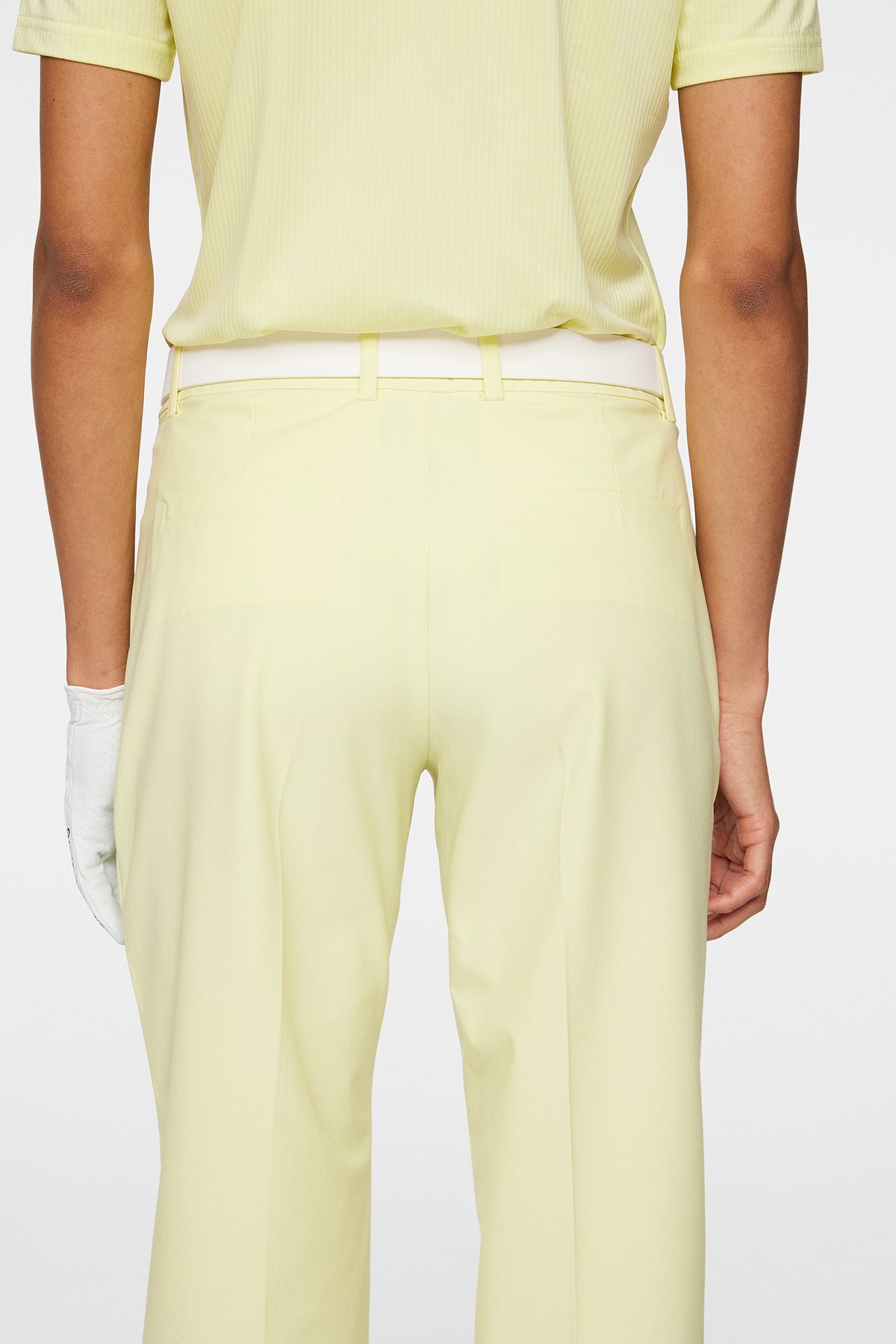 Meghan Pant in Pale Lime Yellow by J.Lindeberg