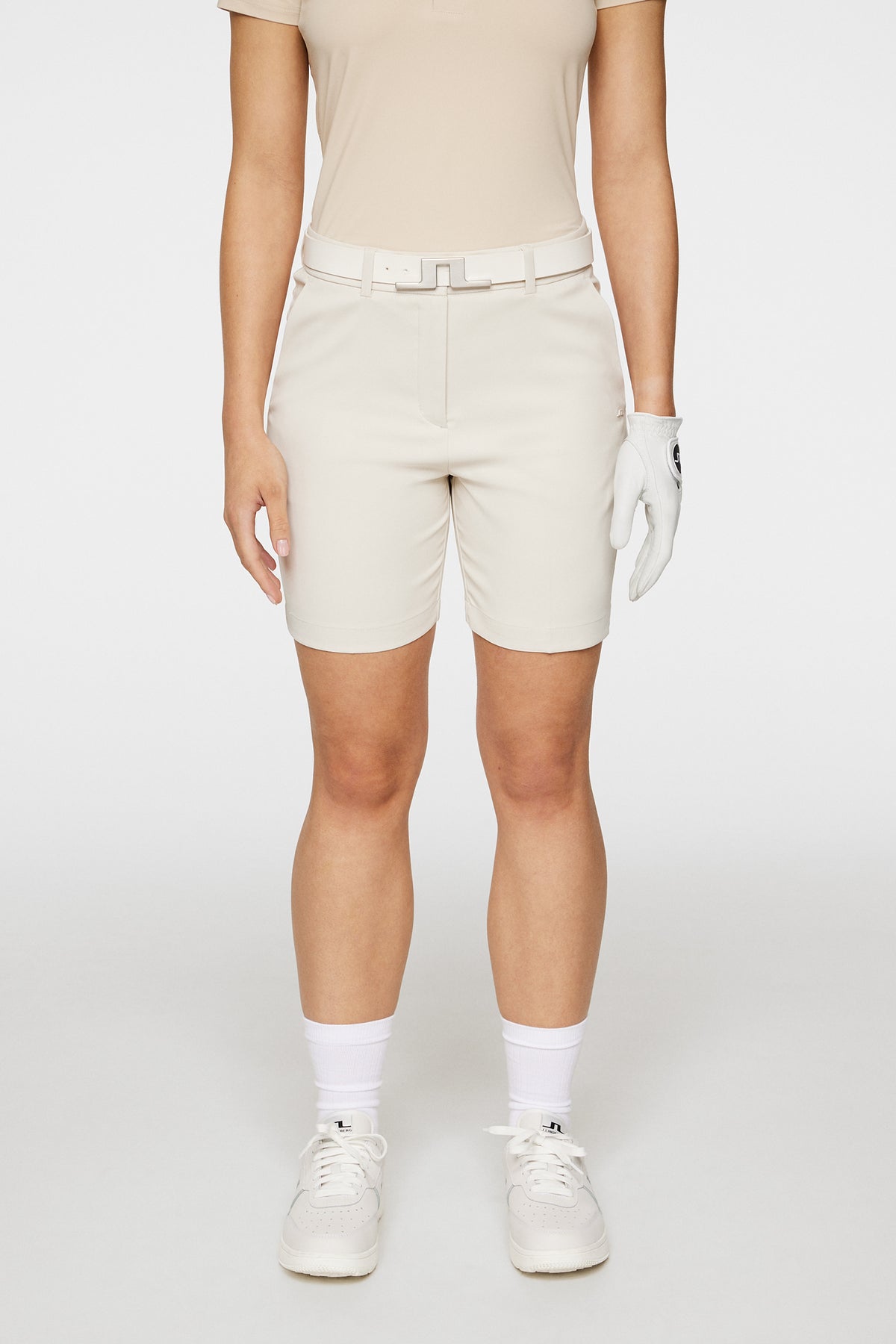 Gwen Long Shorts in Moonbeam by J.Lindeberg