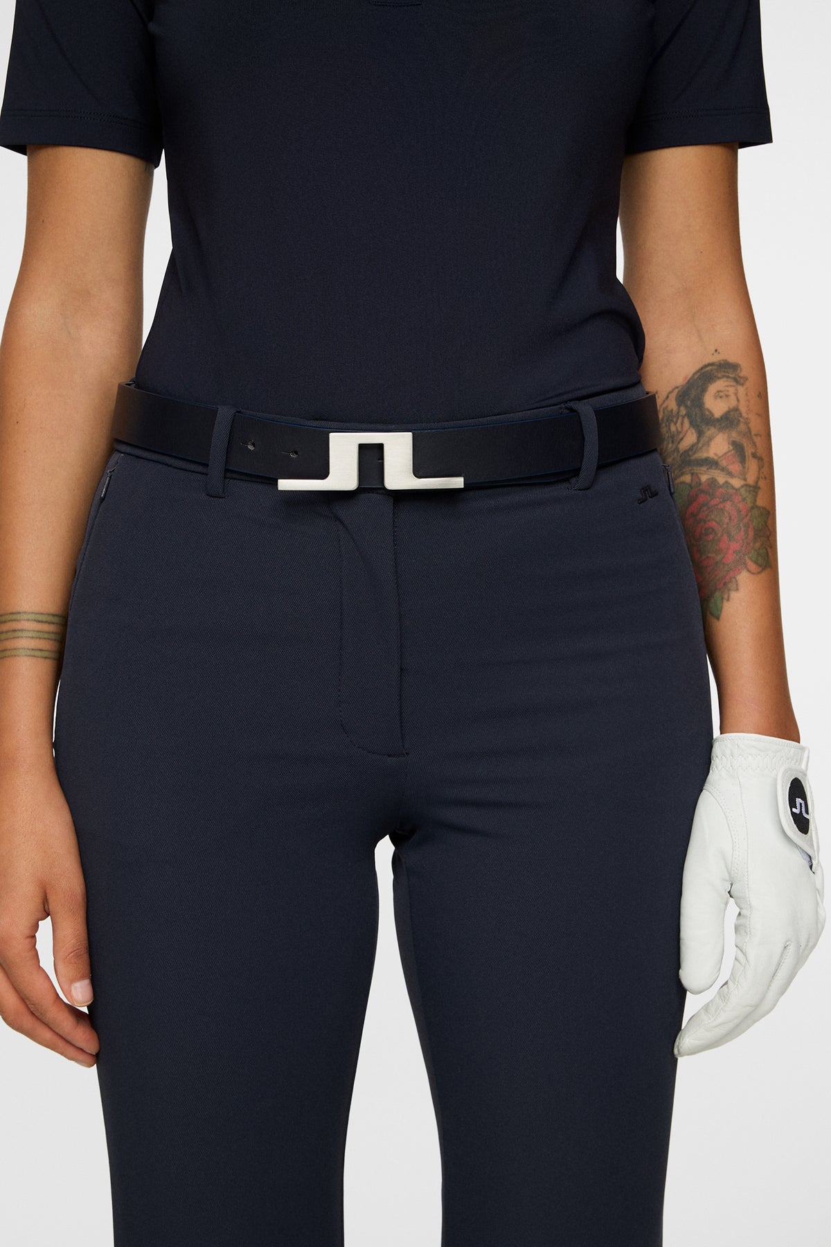 Lei Fleece Twill Pant in JL Navy by J.Lindeberg