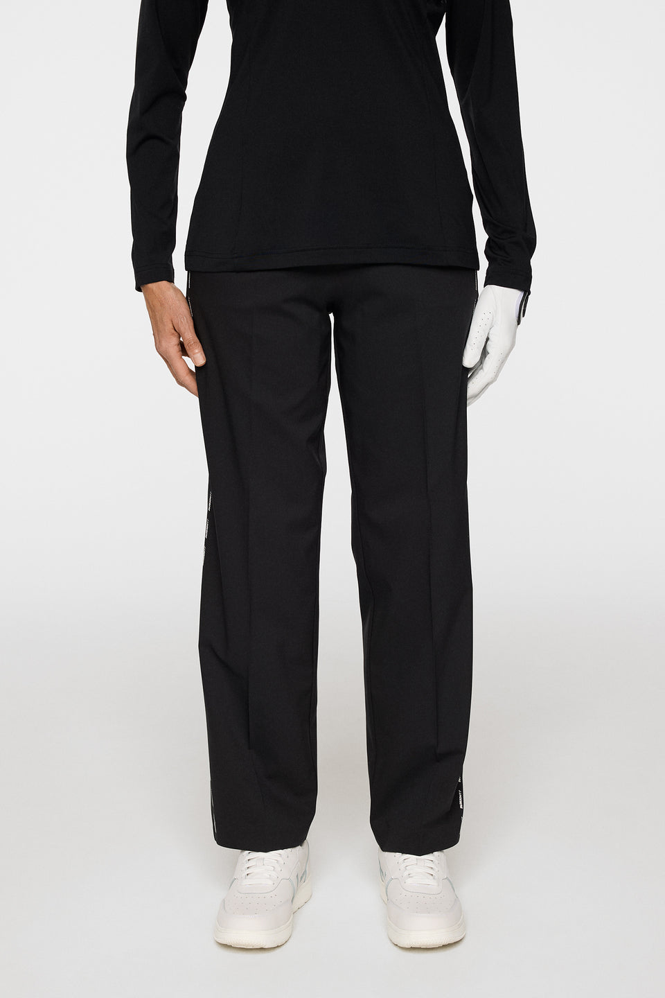 Norah Side Stripe Pant / Black