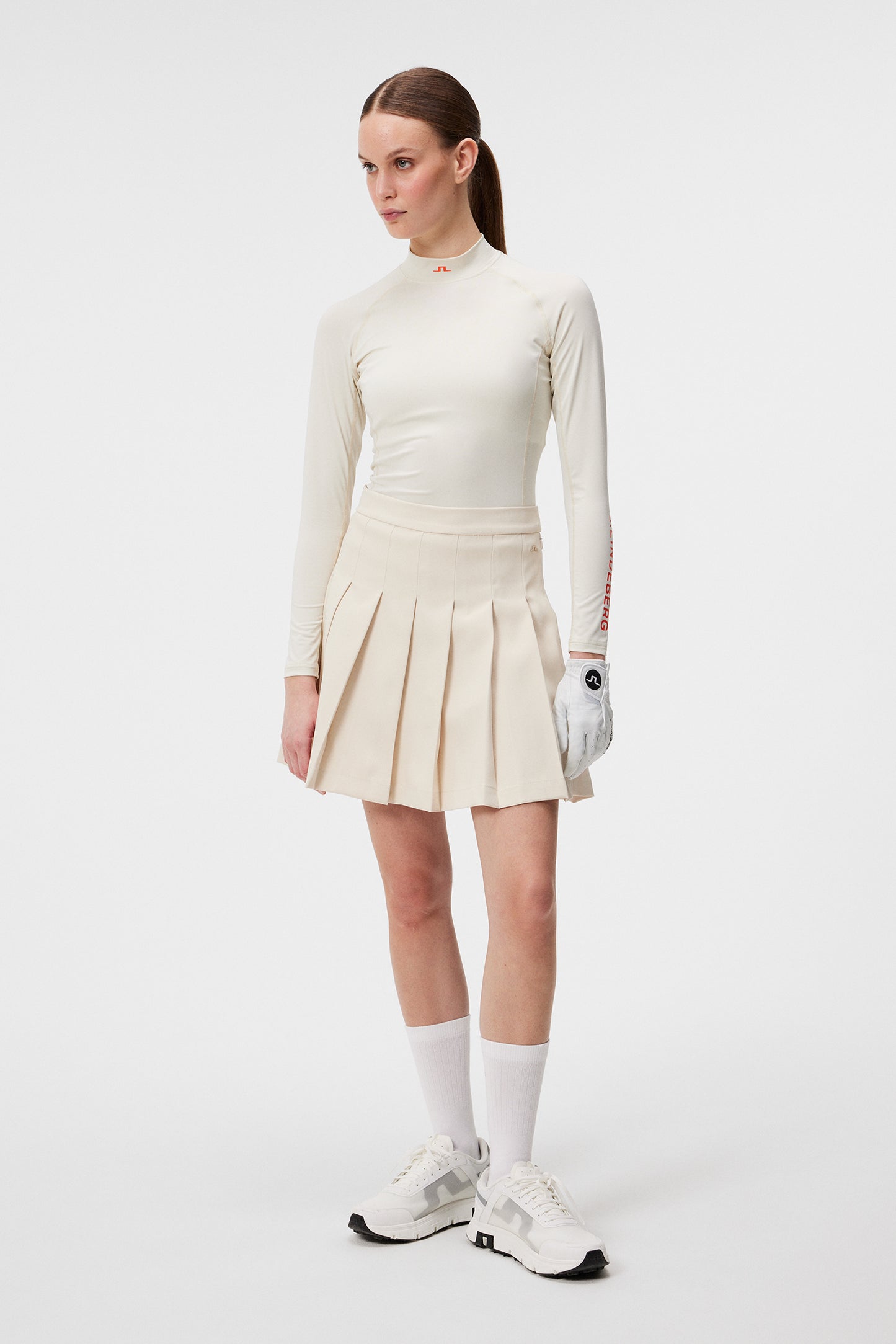 Adina Skirt in Almond Milk by J.Lindeberg
