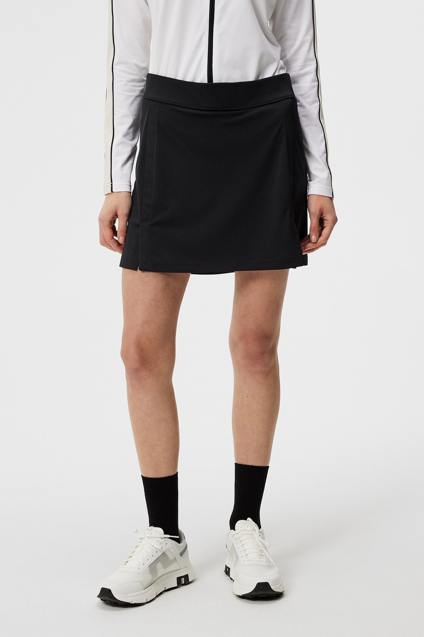 Amelie Mid Skirt in Black by J.Lindeberg