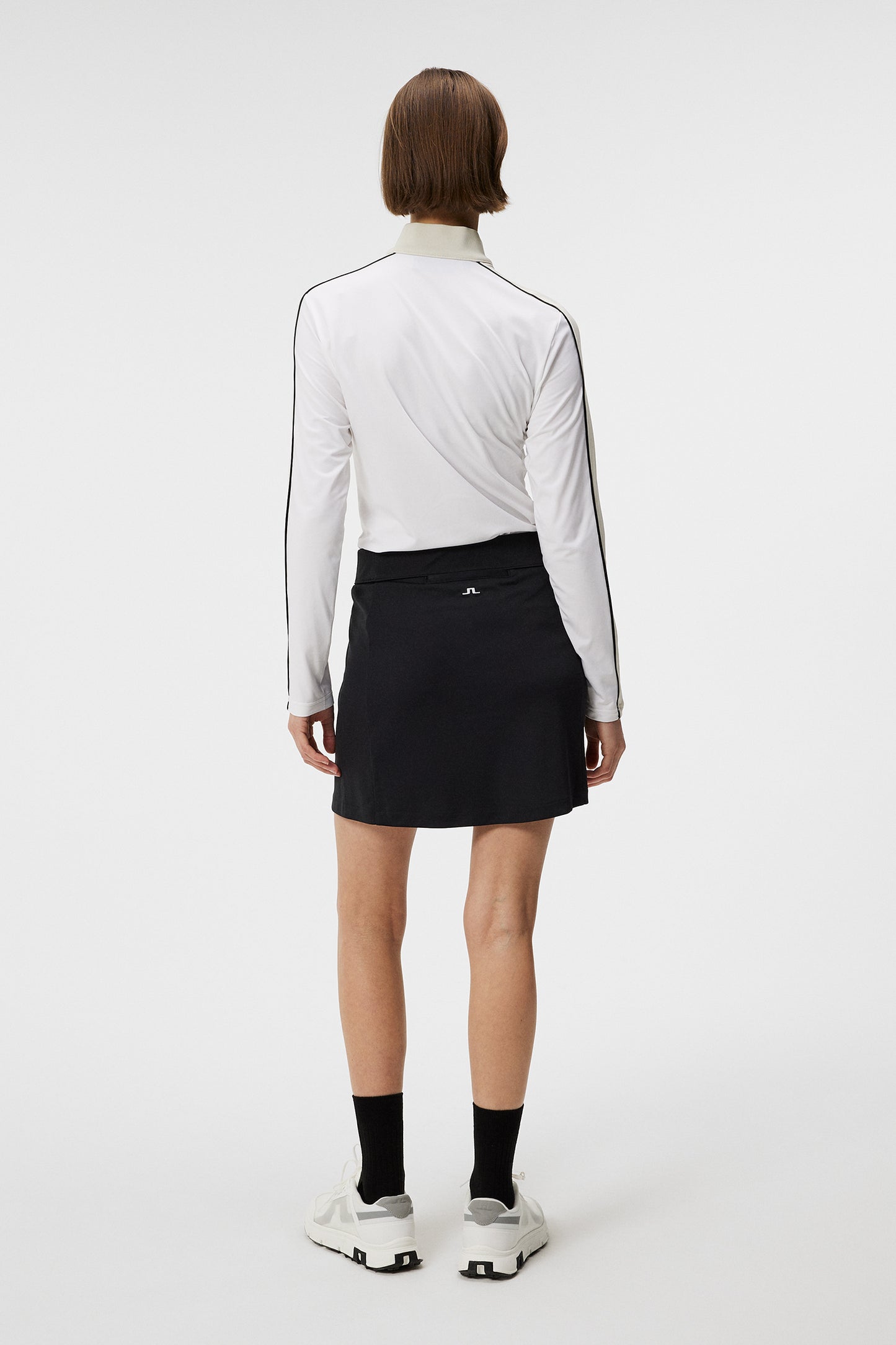Amelie Mid Skirt in Black by J.Lindeberg