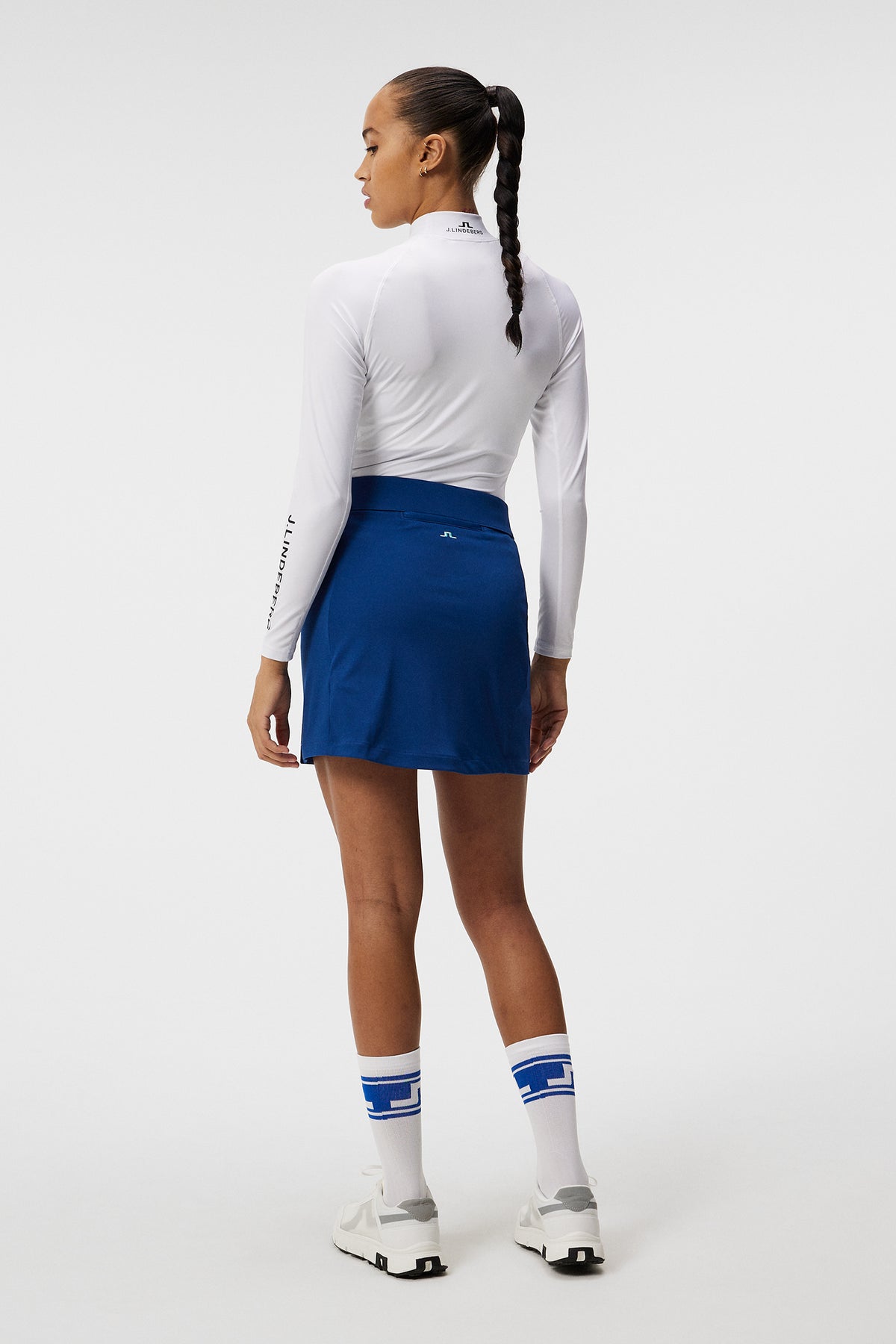 Amelie Mid Skirt in Estate Blue by J.Lindeberg
