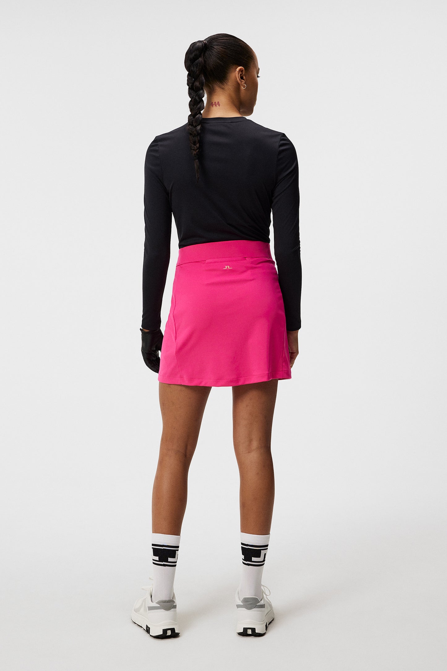 Amelie Mid Skirt in Fuchsia Purple by J.Lindeberg