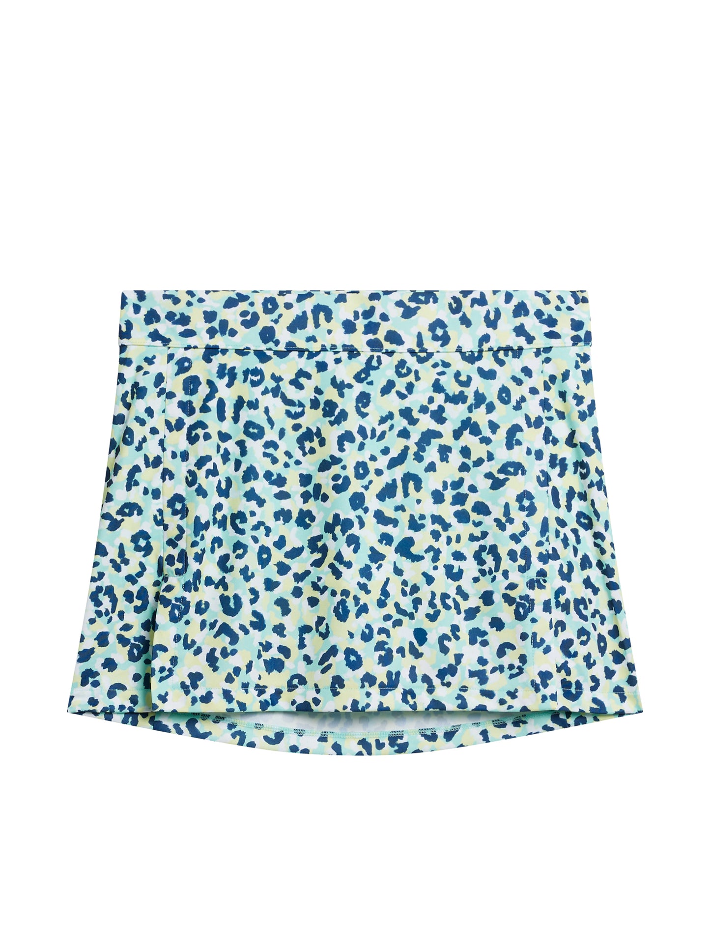 Amelie Print Skirt in Leopard Aruba Blue by J.Lindeberg