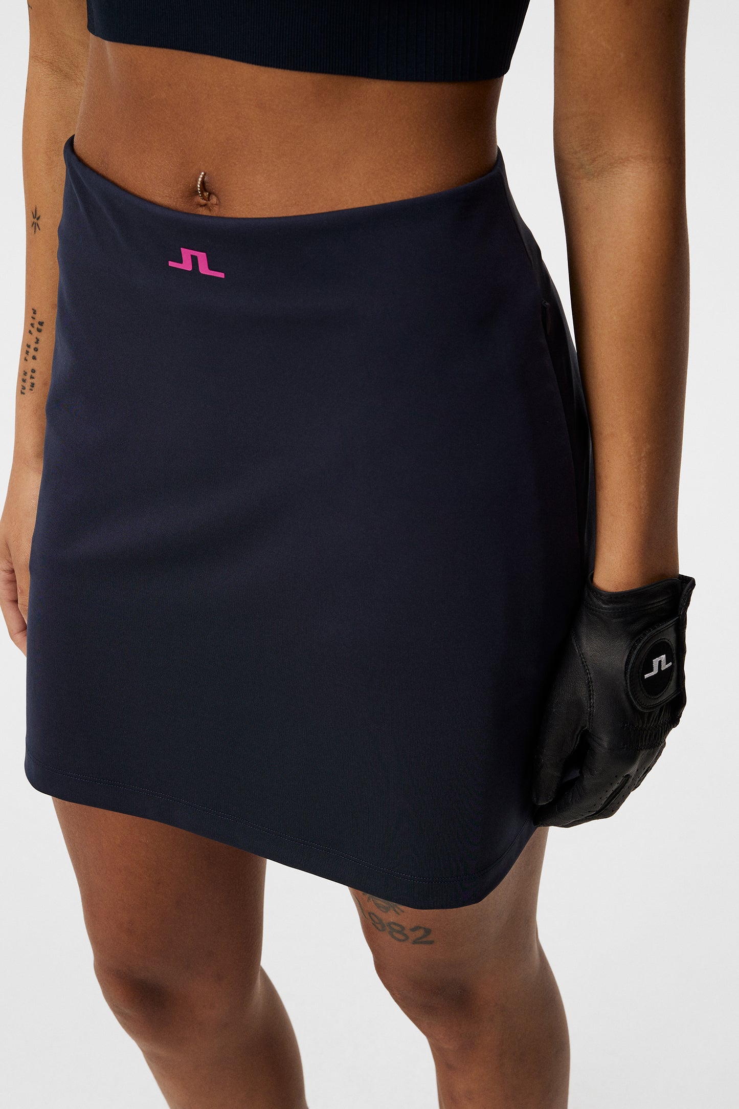 Raphaela Mid Skirt in JL Navy by J.Lindeberg