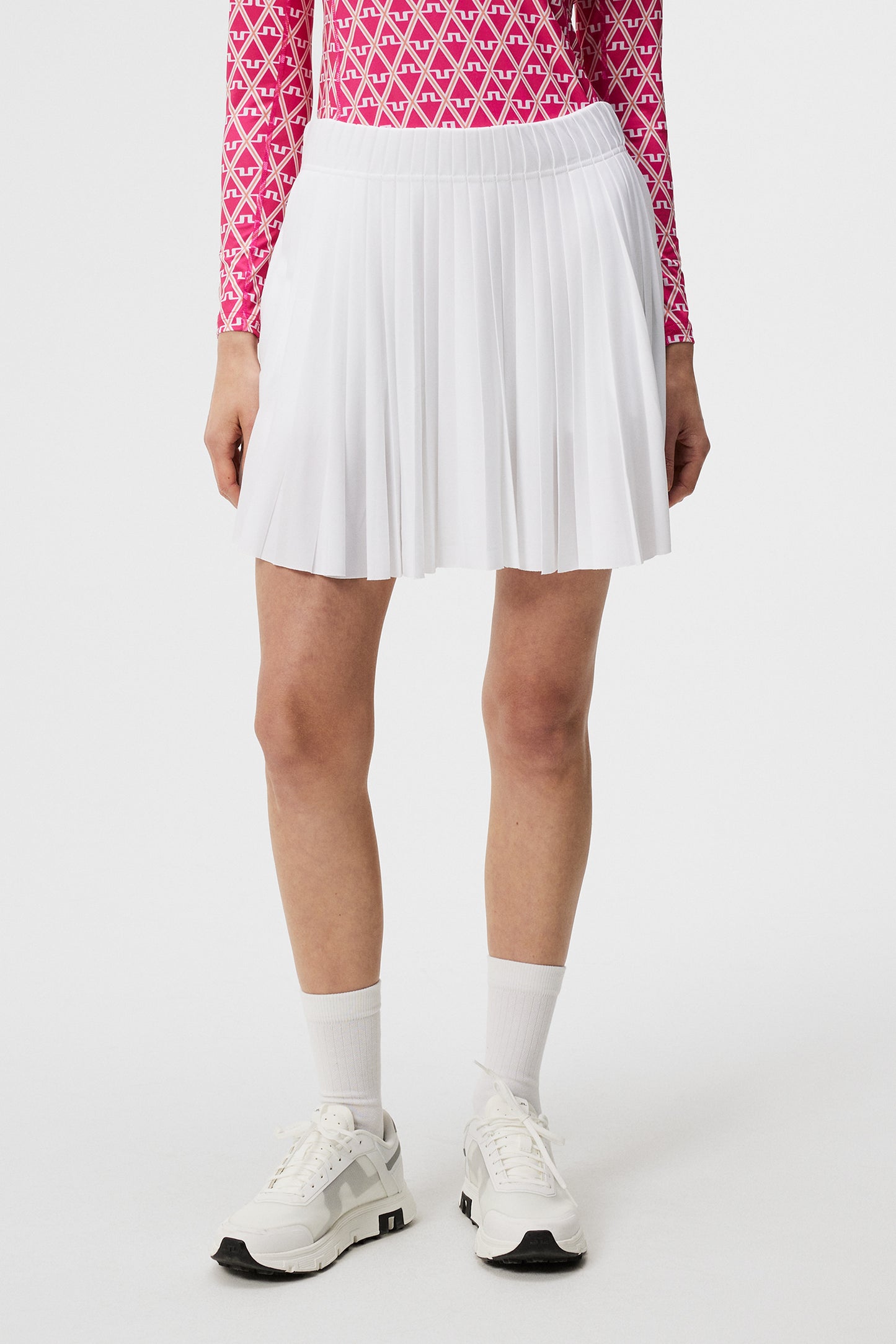 Gayle Skirt in White by J.Lindeberg