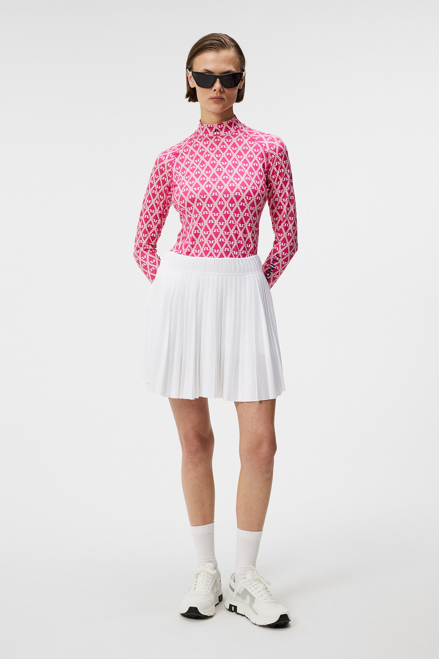 Gayle Skirt in White by J.Lindeberg