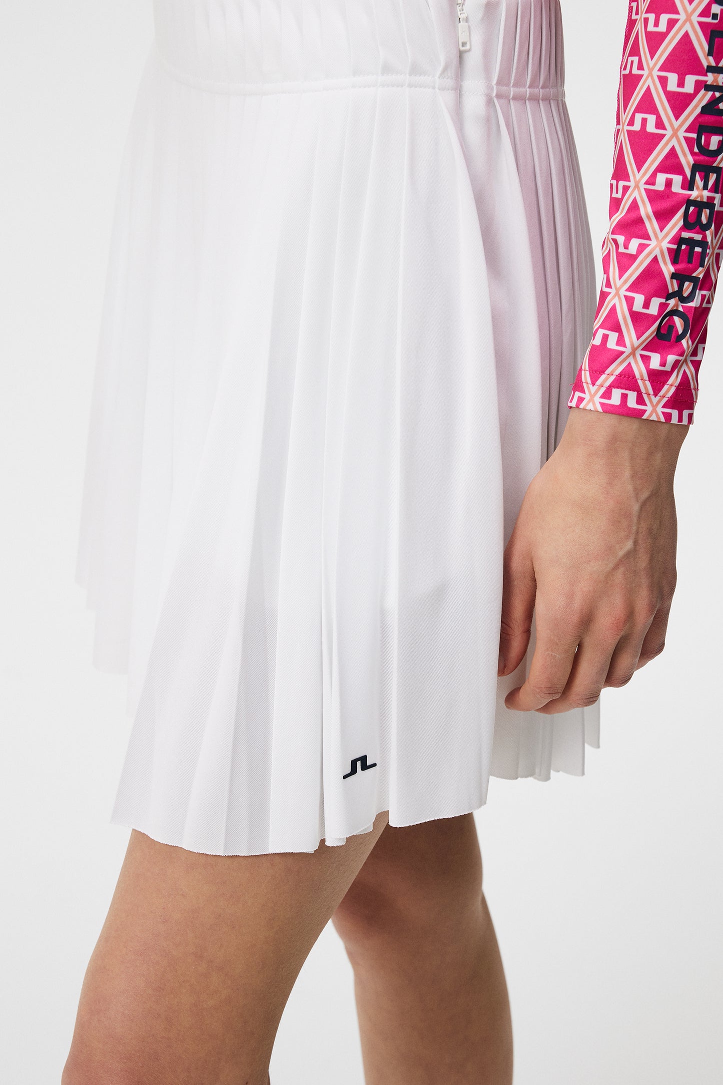 Gayle Skirt in White by J.Lindeberg