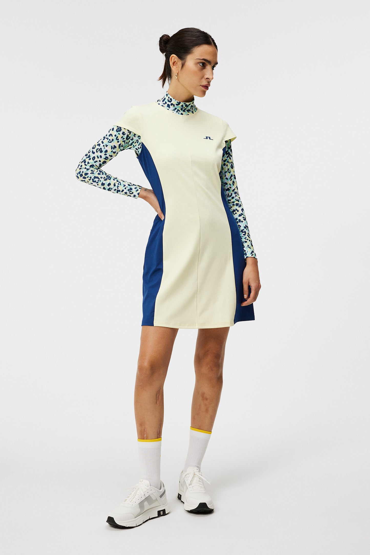 Maxime Dress in Wax Yellow by J.Lindeberg