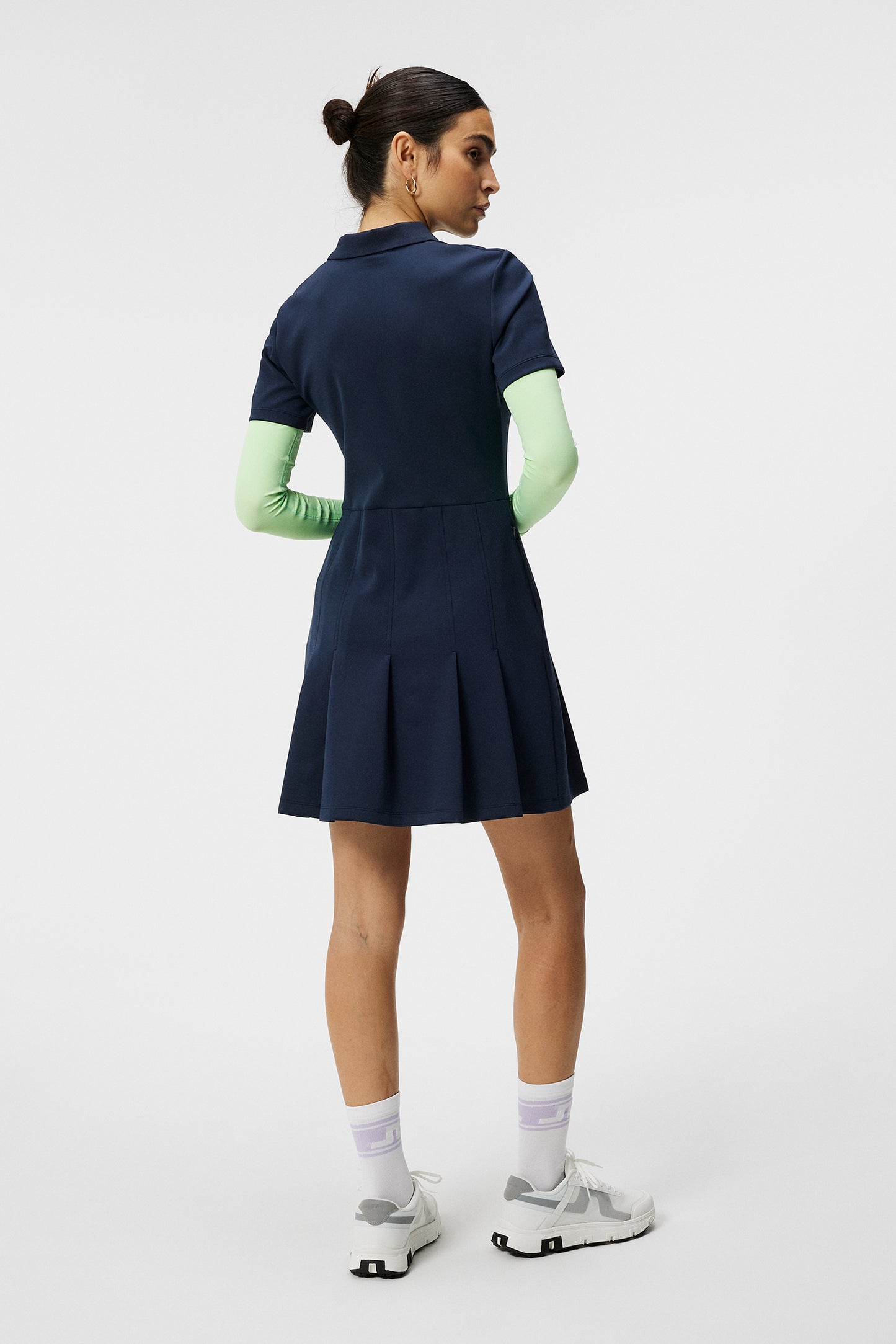 Kanai dress in JL Navy by J.Lindeberg