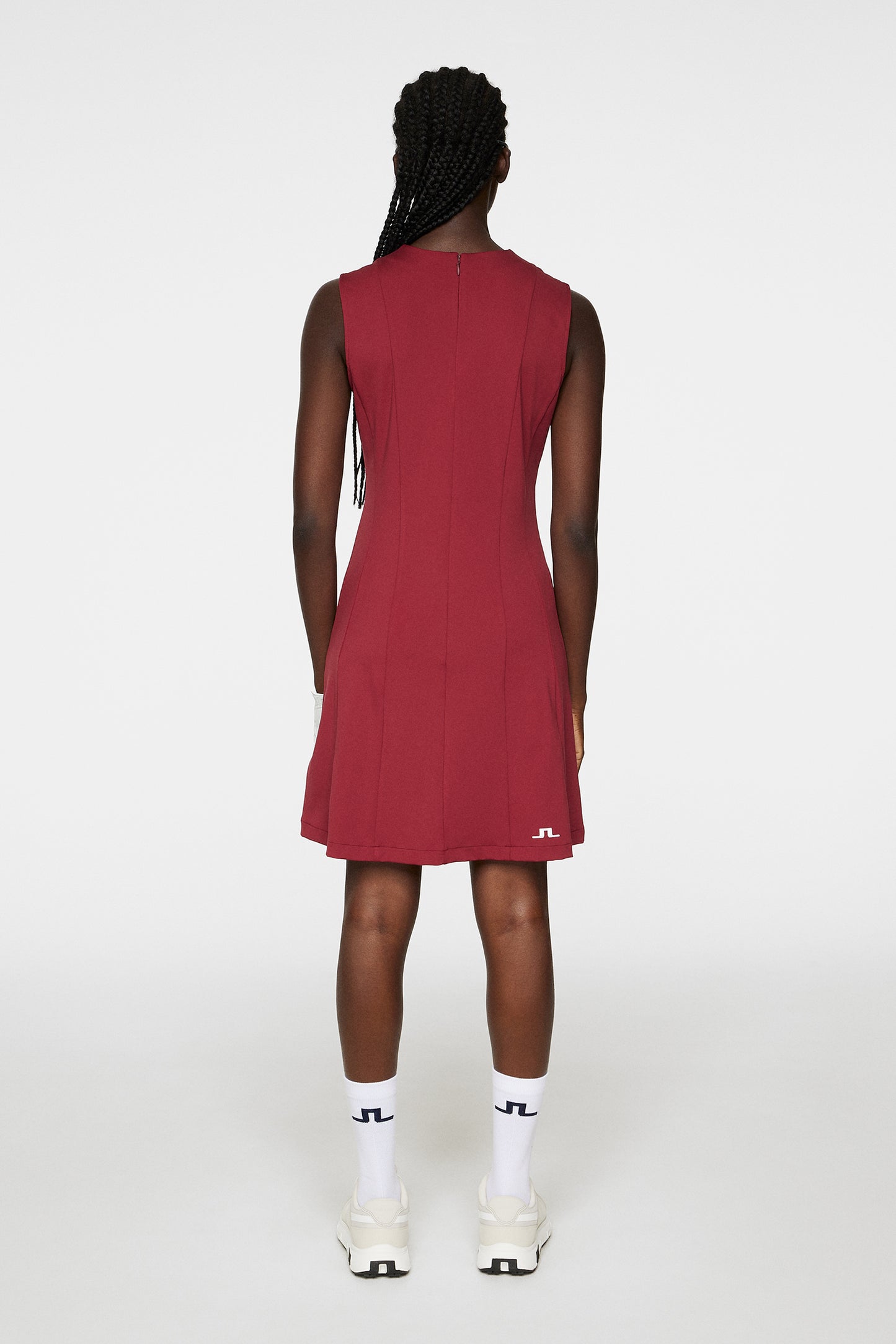 Jasmin Dress in Cabernet by J.Lindeberg