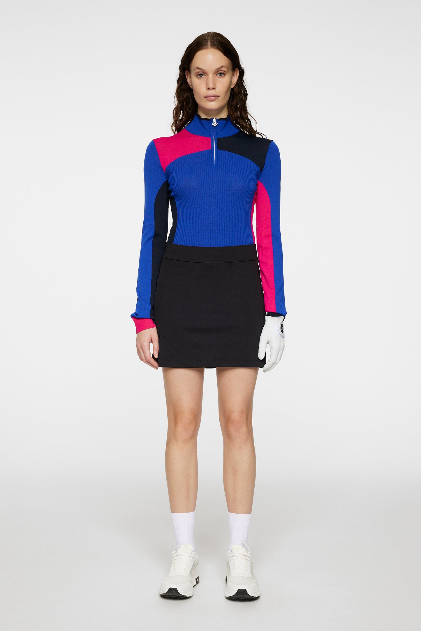 Amelie Mid Skirt in Black by J.Lindeberg