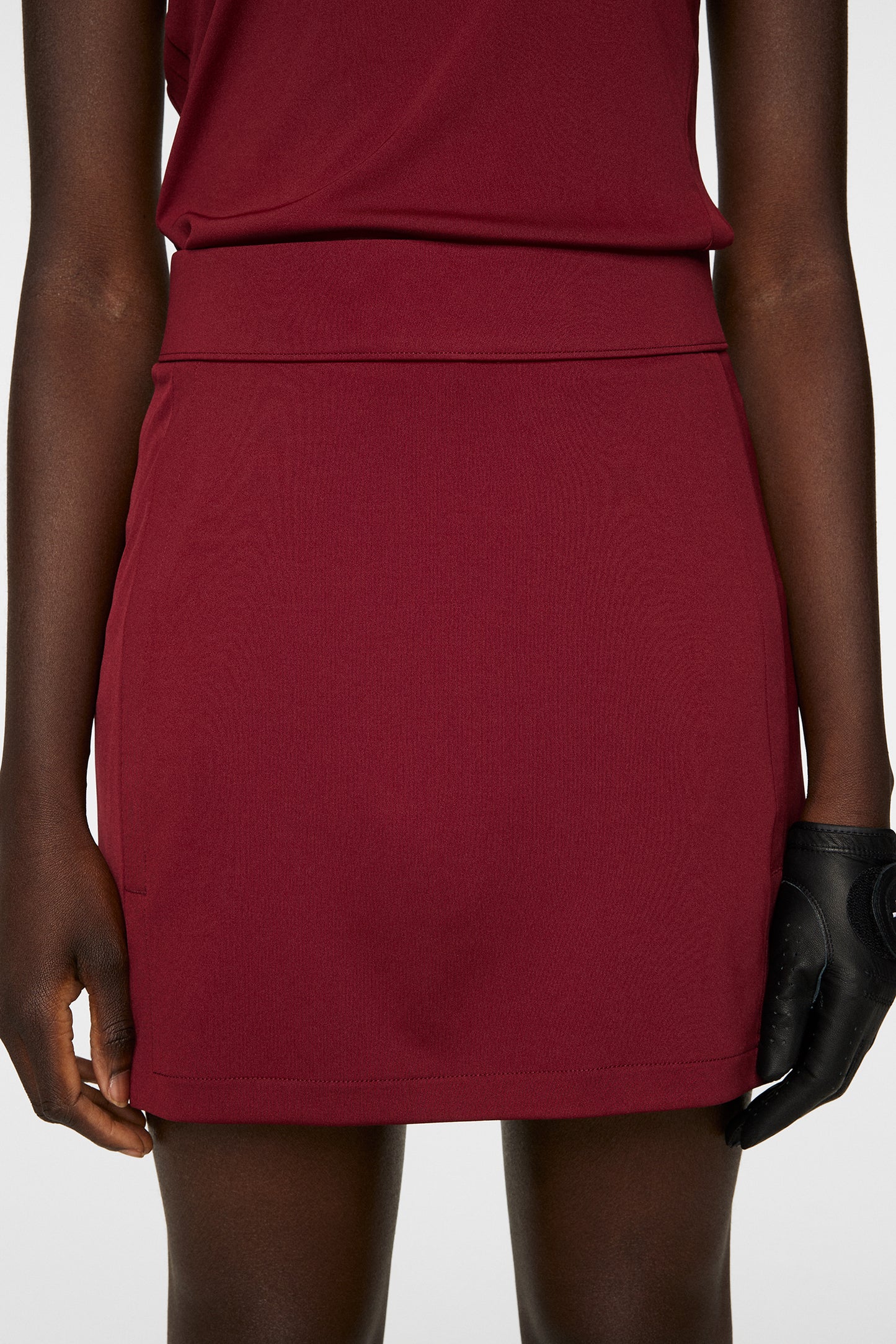 Amelie Mid Skirt in Cabernet by J.Lindeberg