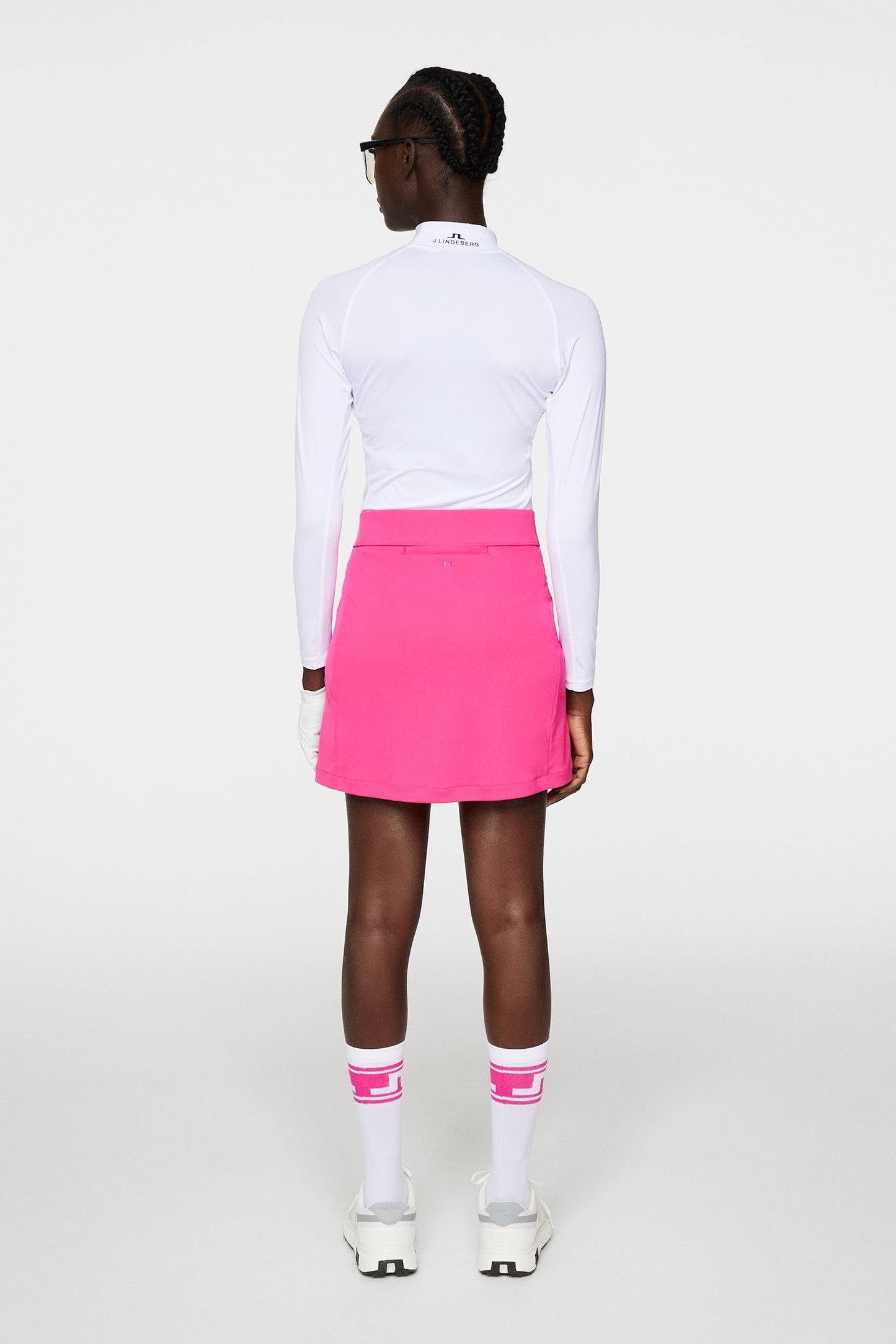 Amelie Mid Skirt in Pink Peacock by J.Lindeberg