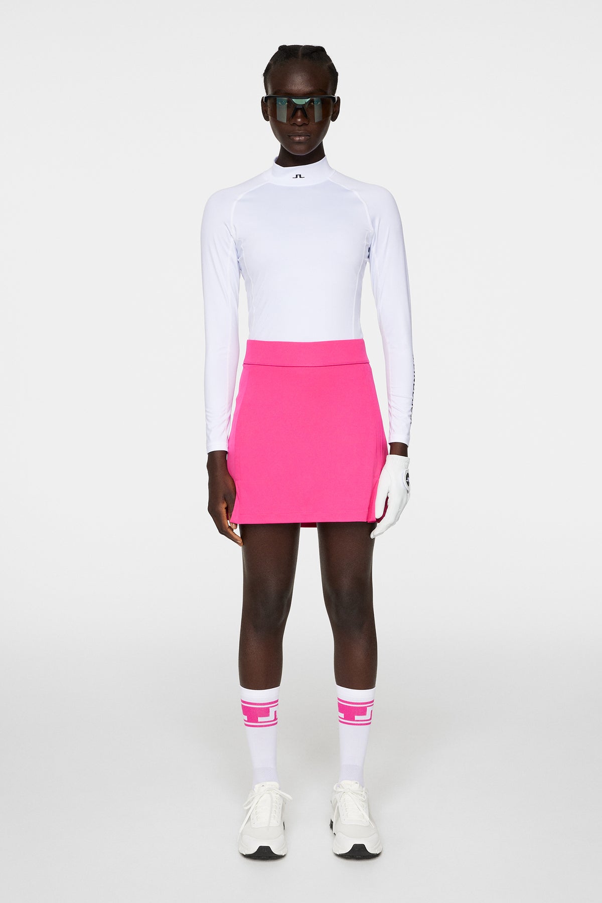 Amelie Mid Skirt in Pink Peacock by J.Lindeberg