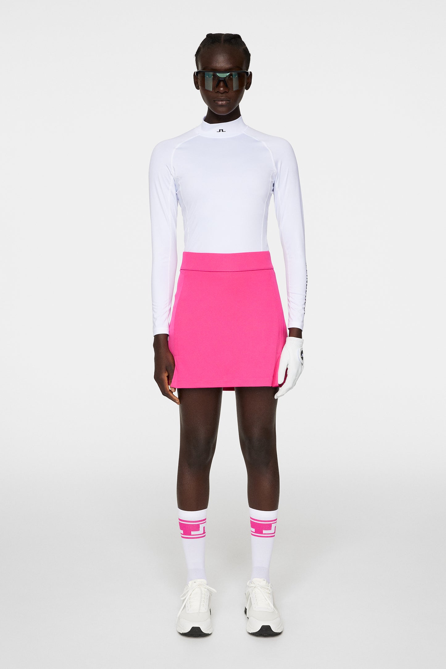 Amelie Mid Skirt in Pink Peacock by J.Lindeberg
