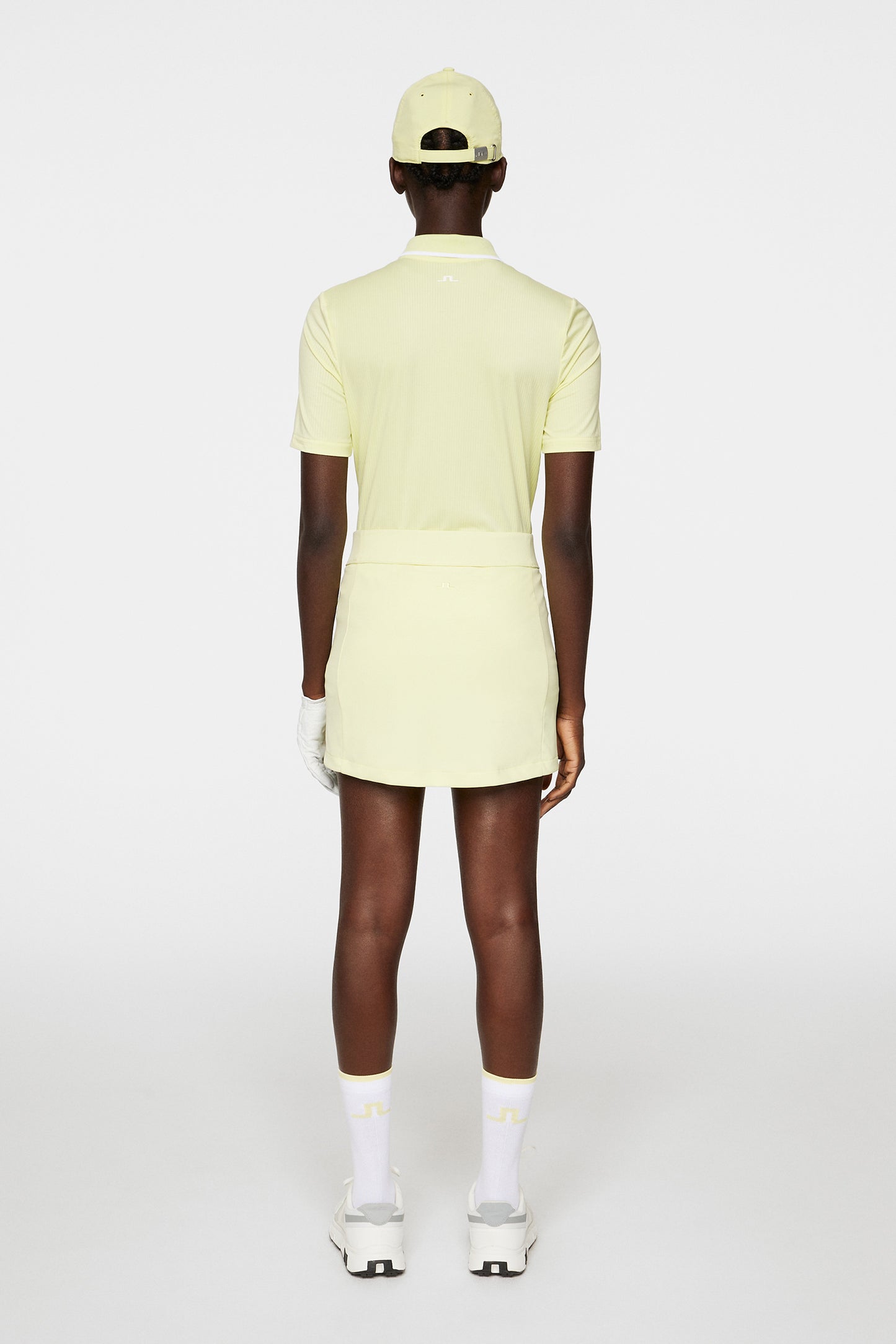 Amelie Skirt in Pale Lime Yellow by J.Lindeberg