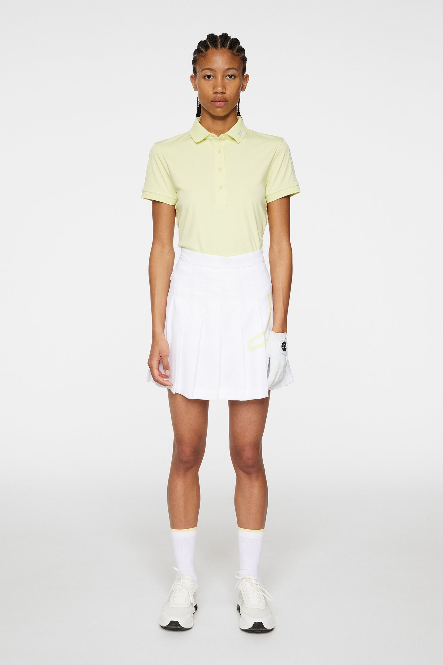 Naomi Skirt in White by J.Lindeberg