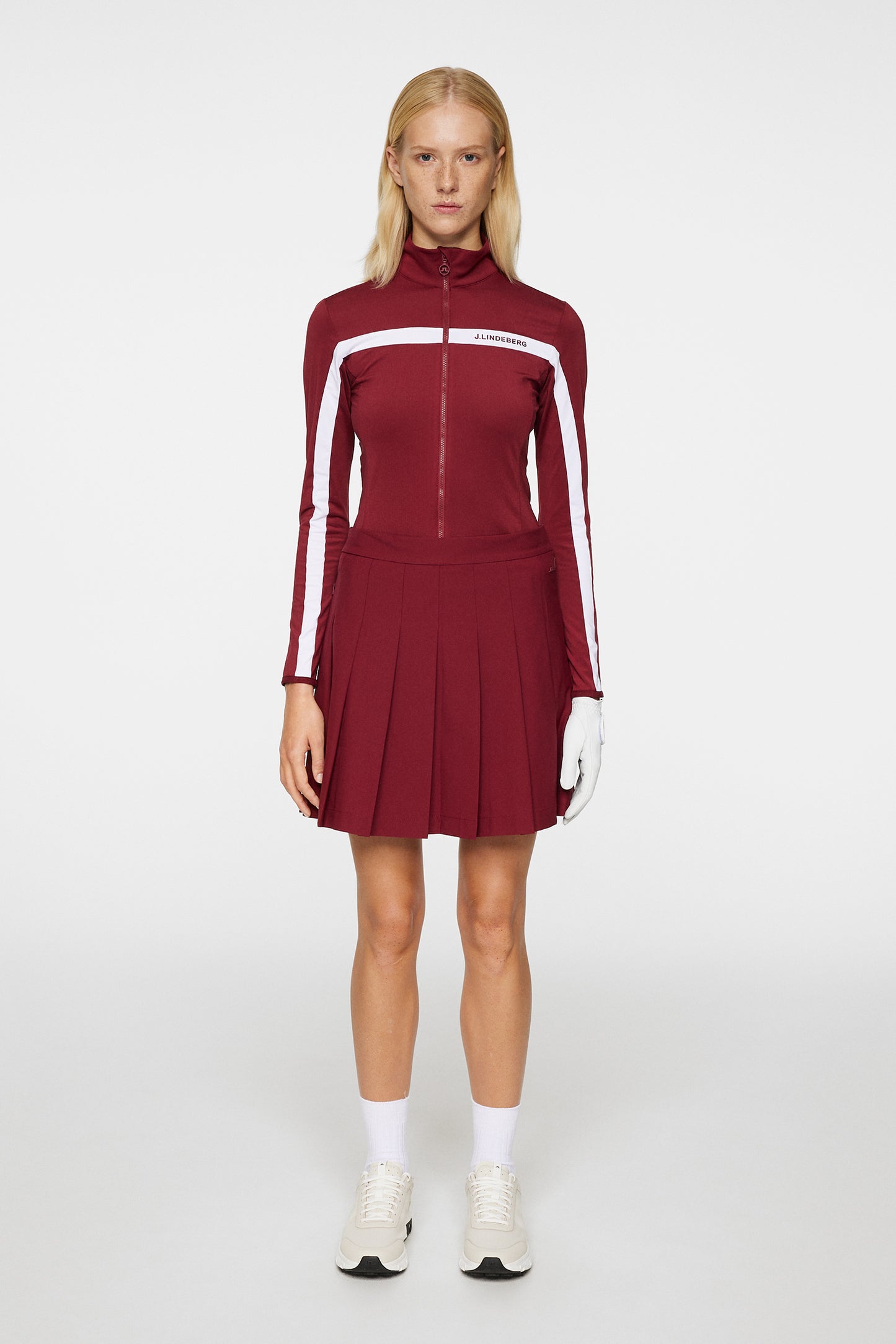 Adina Skirt in Cabernet by J.Lindeberg