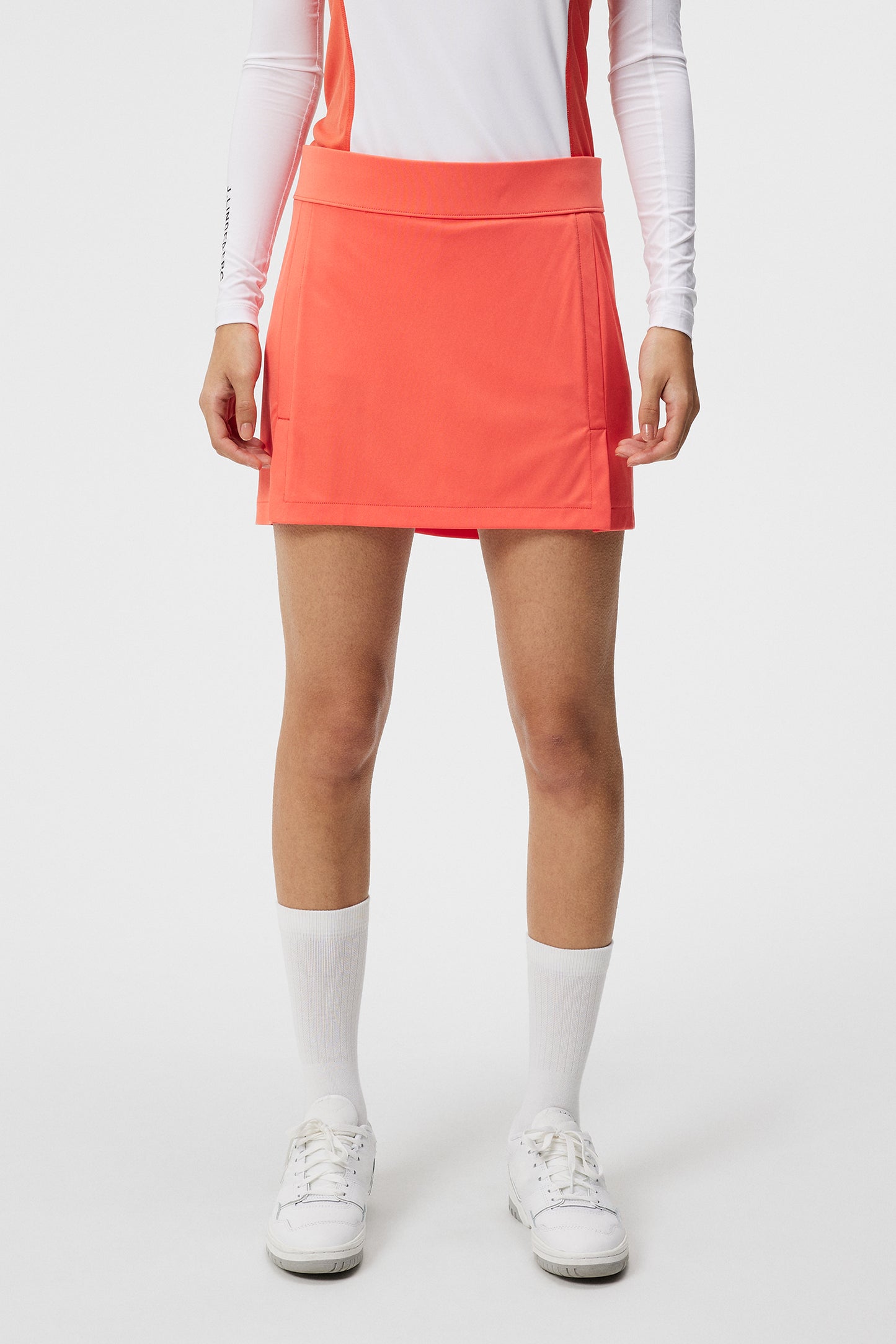 Amelie Skirt in Hot Coral by J.Lindeberg