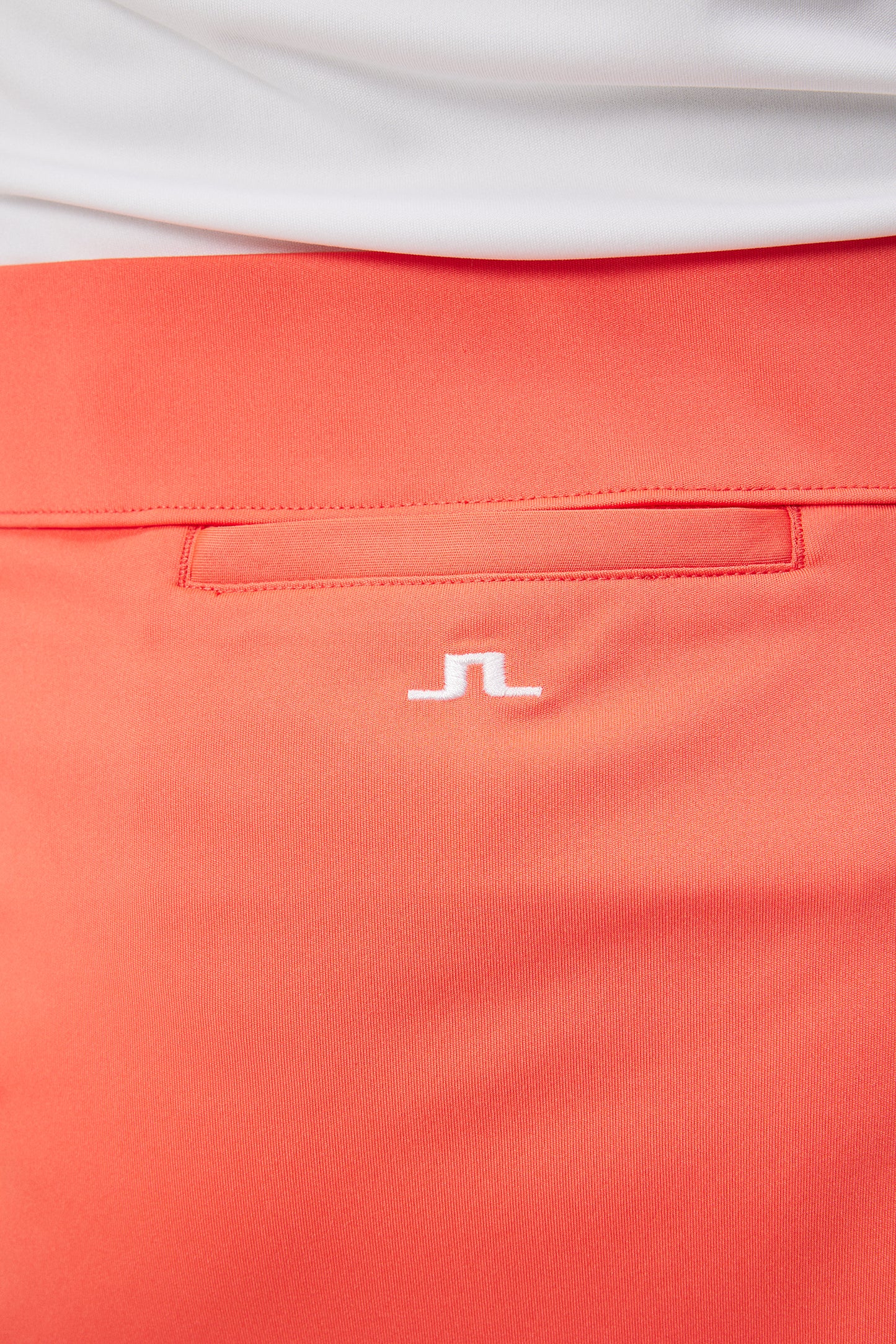 Amelie Skirt in Hot Coral by J.Lindeberg