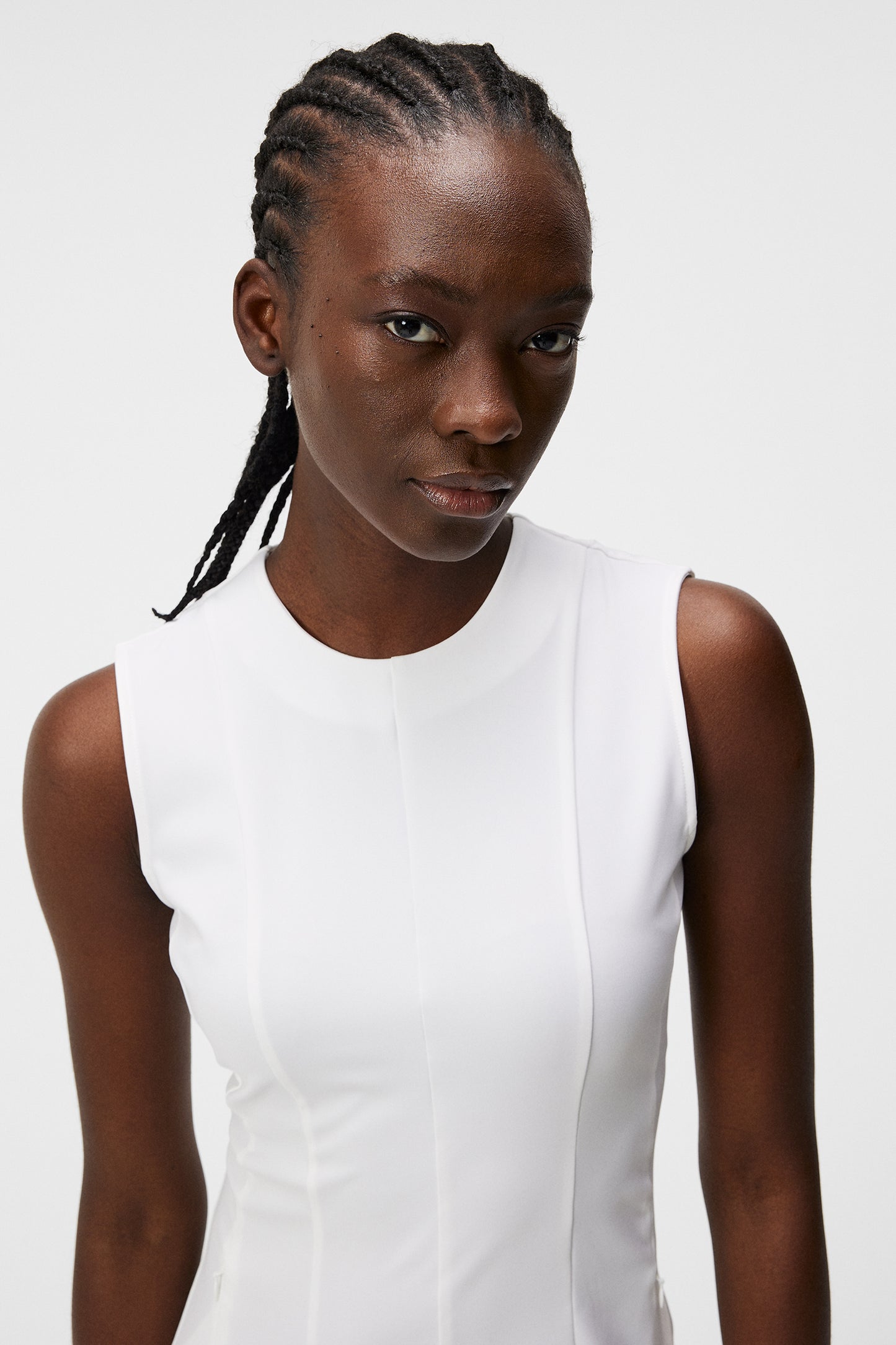 Jasmin Dress in White by J.Lindeberg