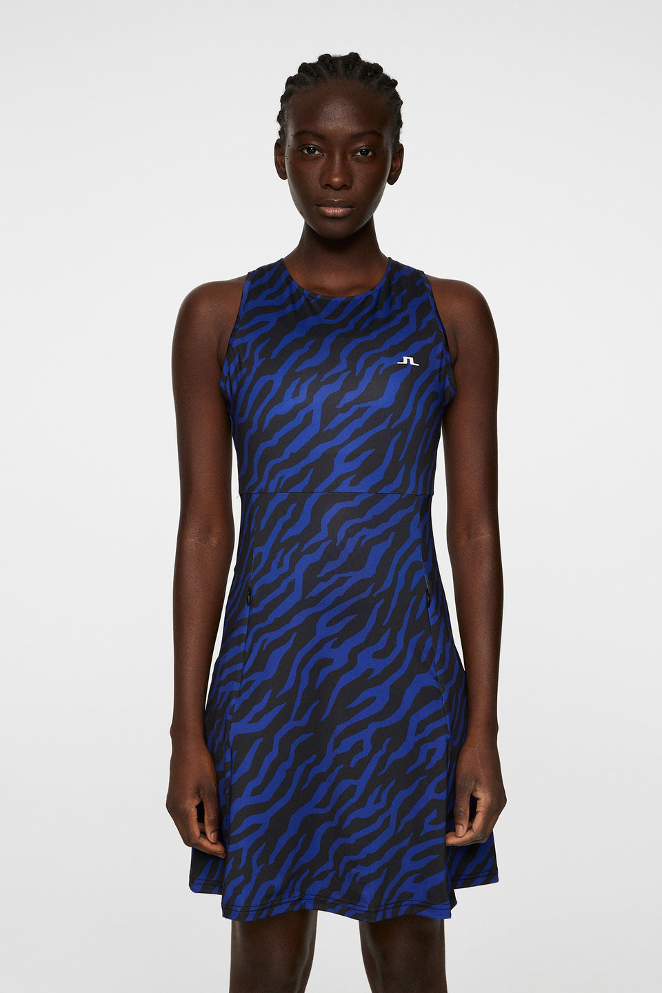Cora Print Dress / Tour Tiger Clematis M