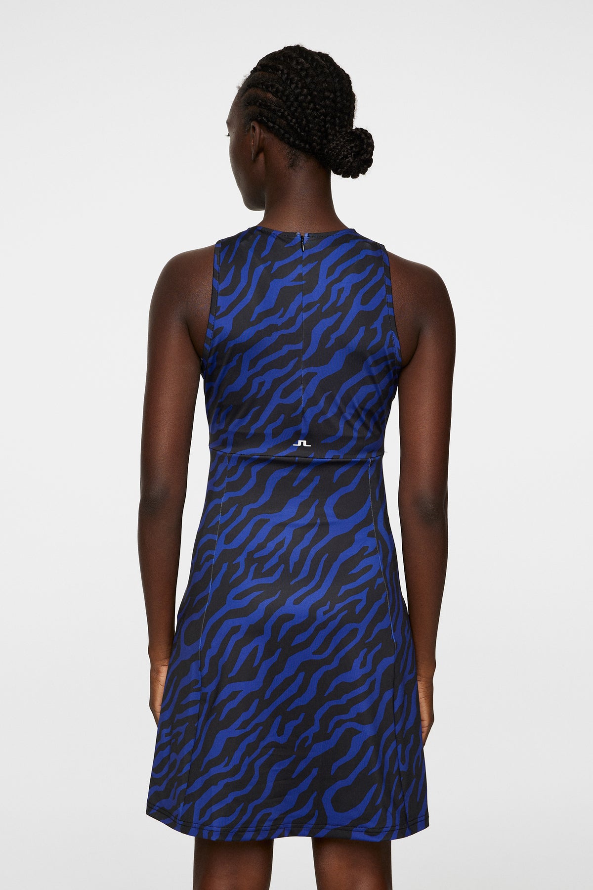 Cora Print Dress in Tour Tiger Clematis M by J.Lindeberg