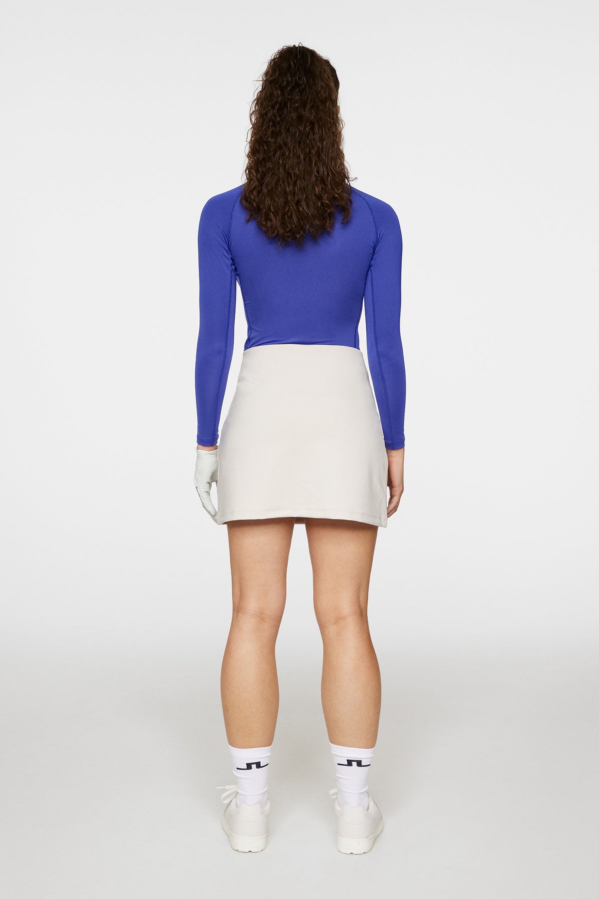 Swinga Mid Skirt in Moonbeam by J.Lindeberg