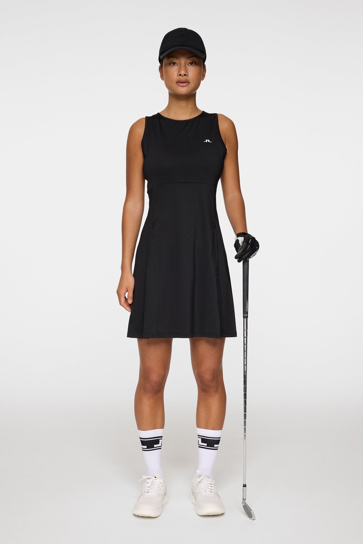 Cora Dress in Black by J.Lindeberg
