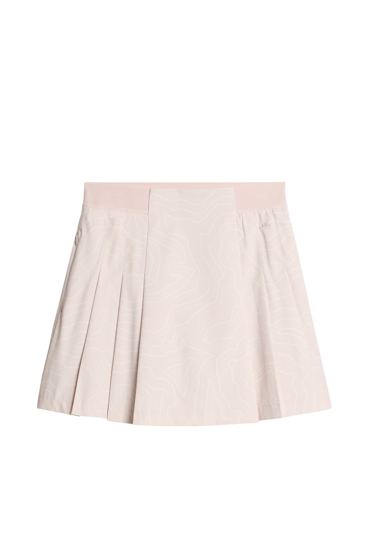 Alesia Print Skirt in Topo Grey Lilac L by J.Lindeberg