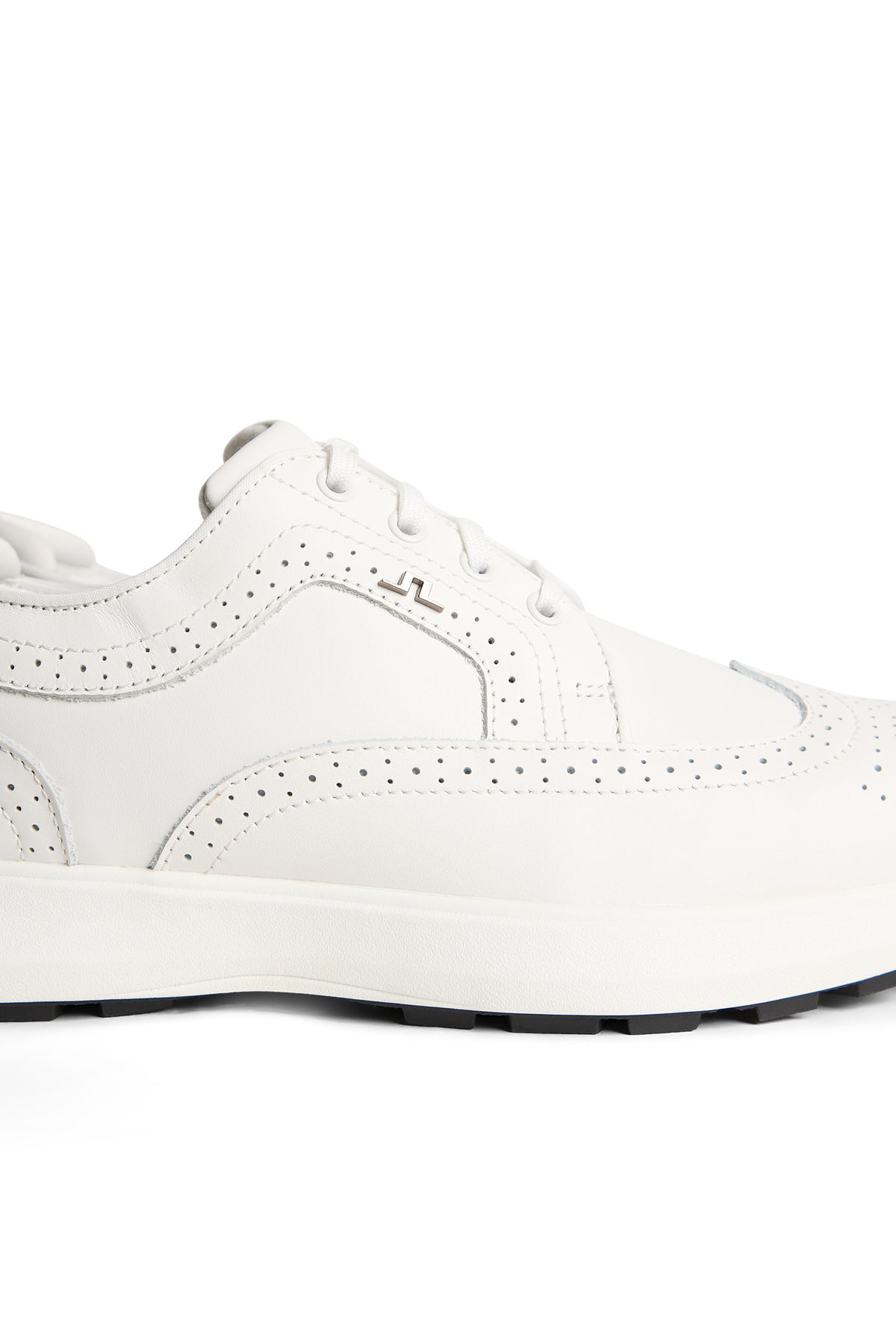 Fairway Brogue Golf Sneaker W in White by J.Lindeberg