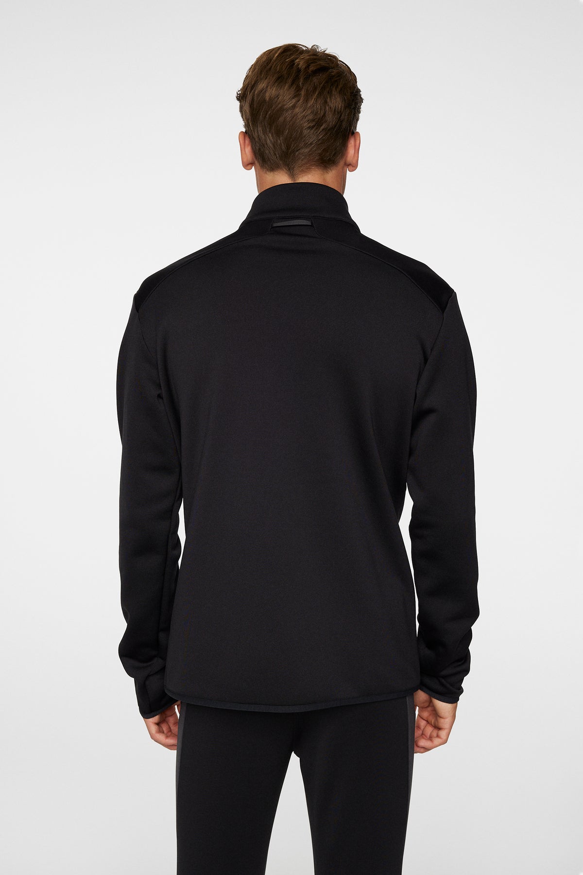 Wayne Polartec Mid Layer in Black by J.Lindeberg