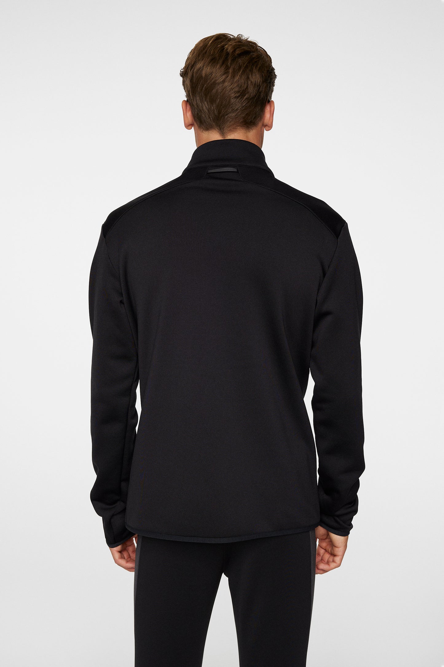 Wayne Polartec Mid Layer in Black by J.Lindeberg