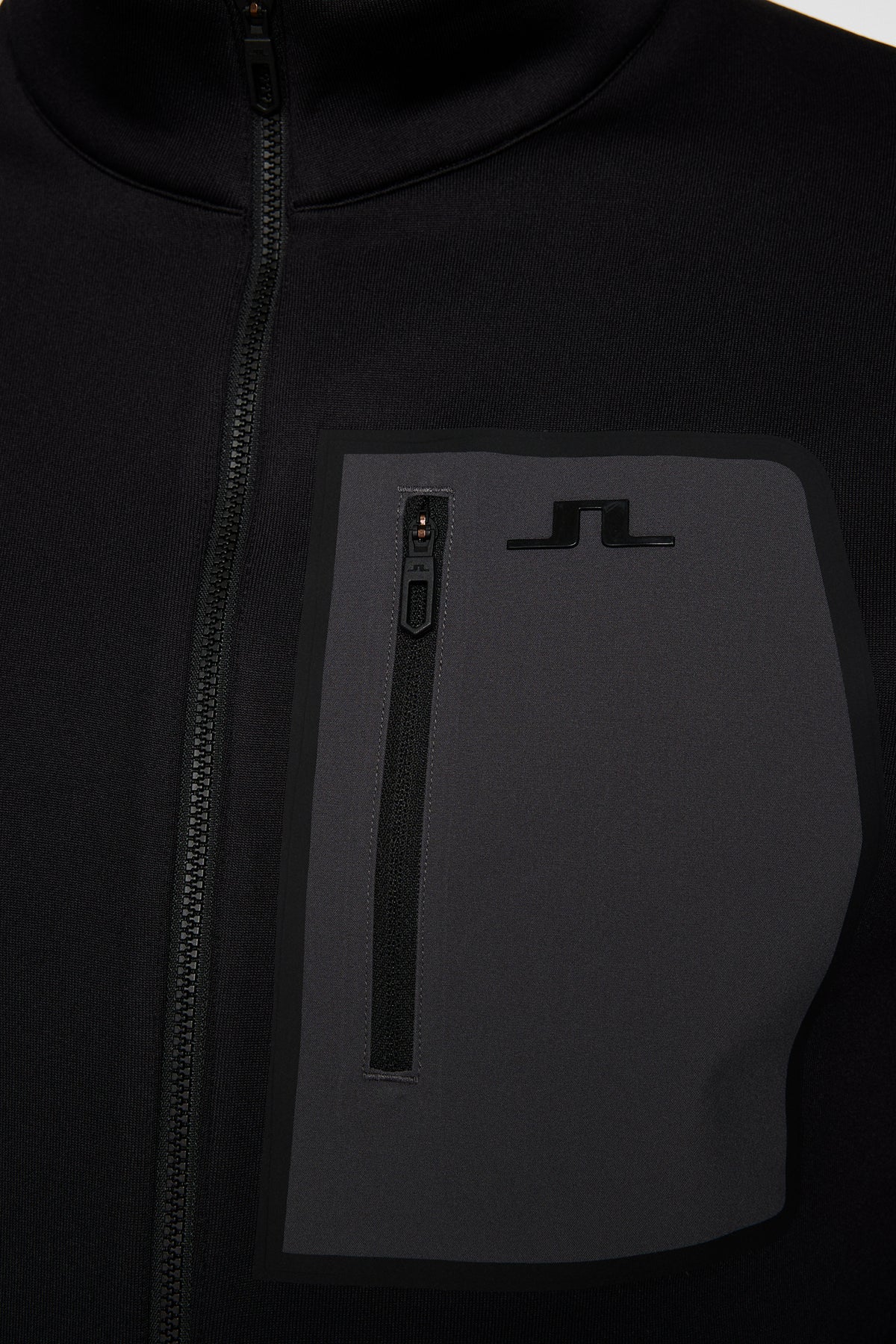 Wayne Polartec Mid Layer in Black by J.Lindeberg