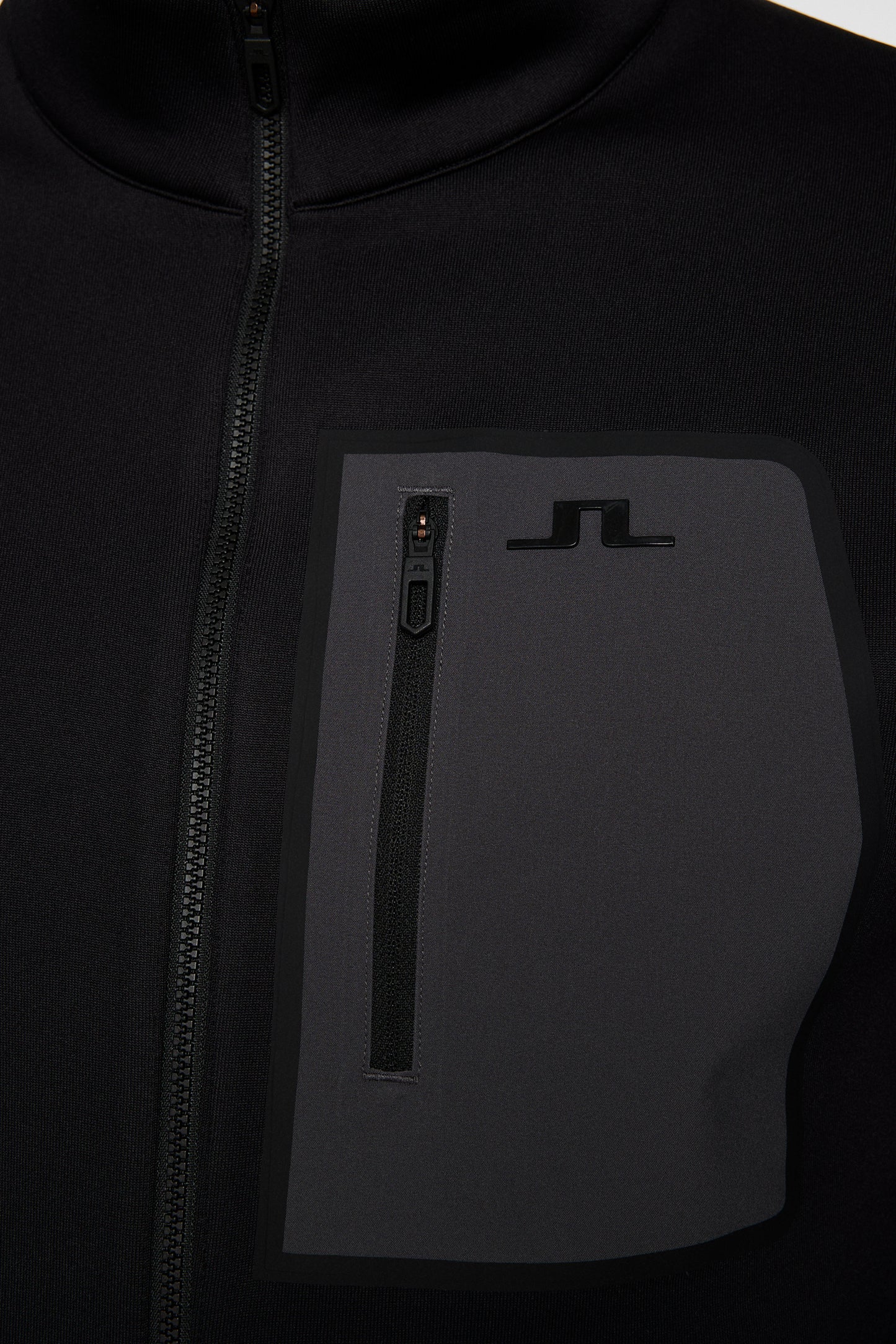 Wayne Polartec Mid Layer in Black by J.Lindeberg