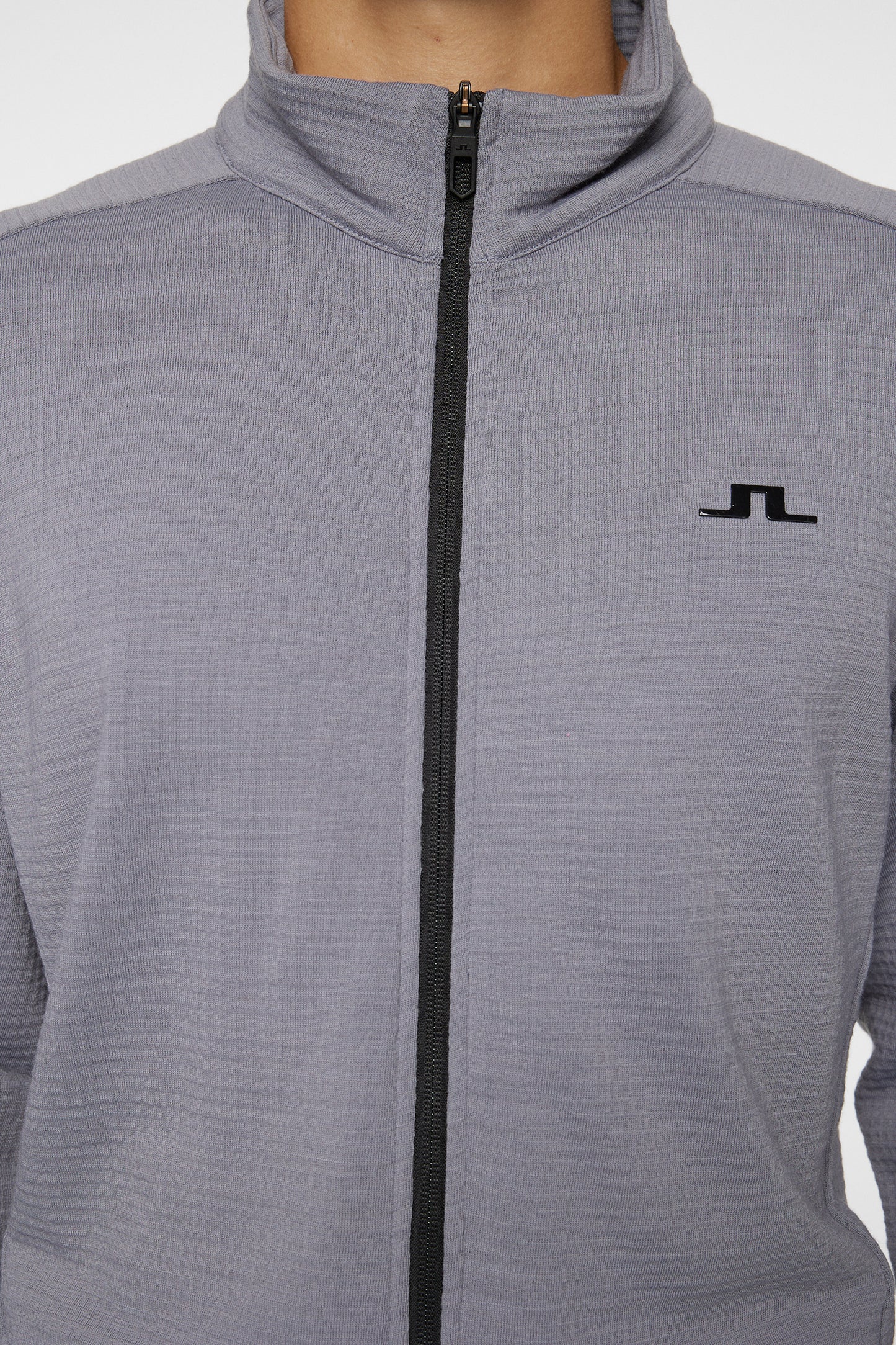 High Grounds Merino  Mid Layer in Night Owl by J.Lindeberg