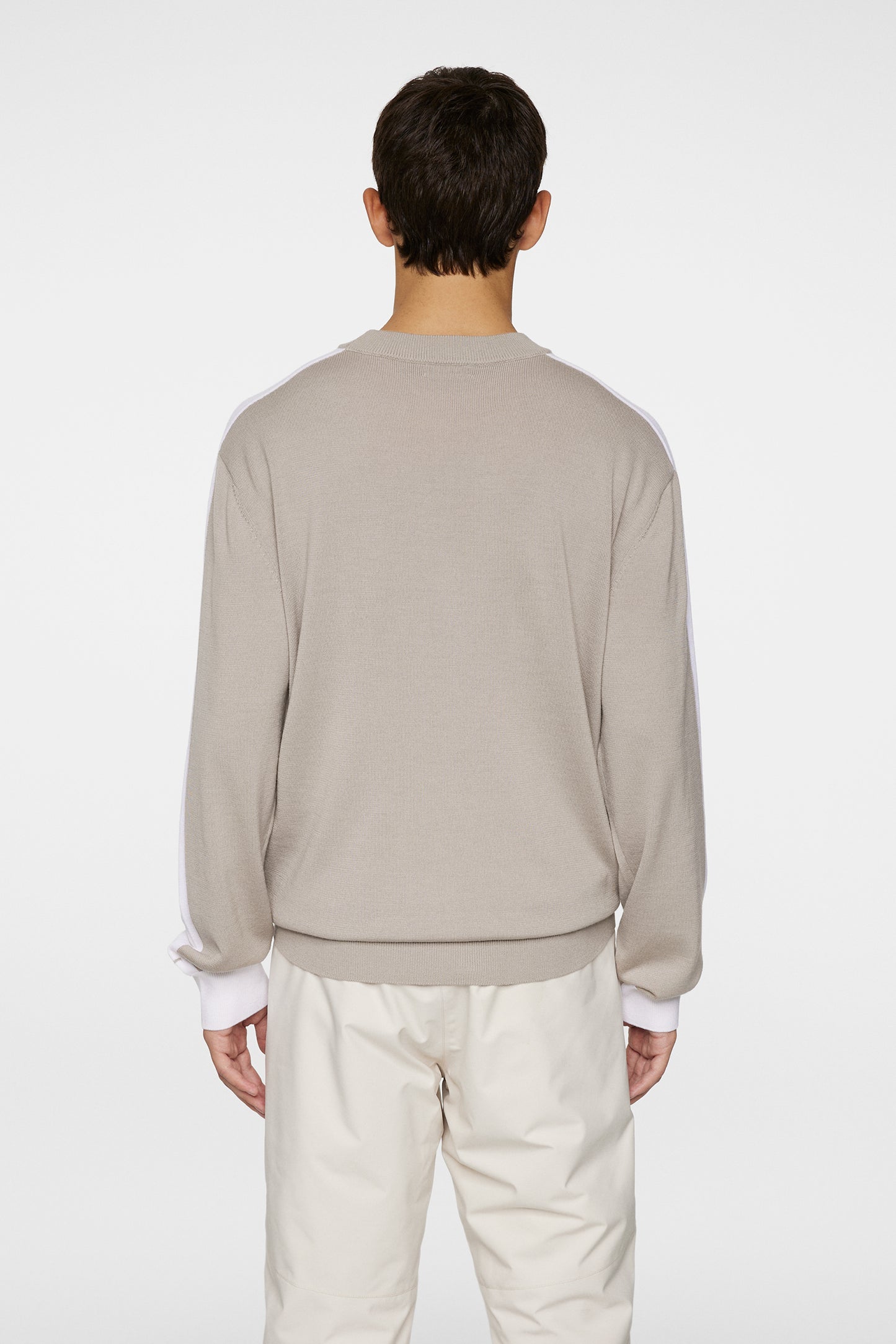 Kirby Knitted Sweater in Moonbeam by J.Lindeberg